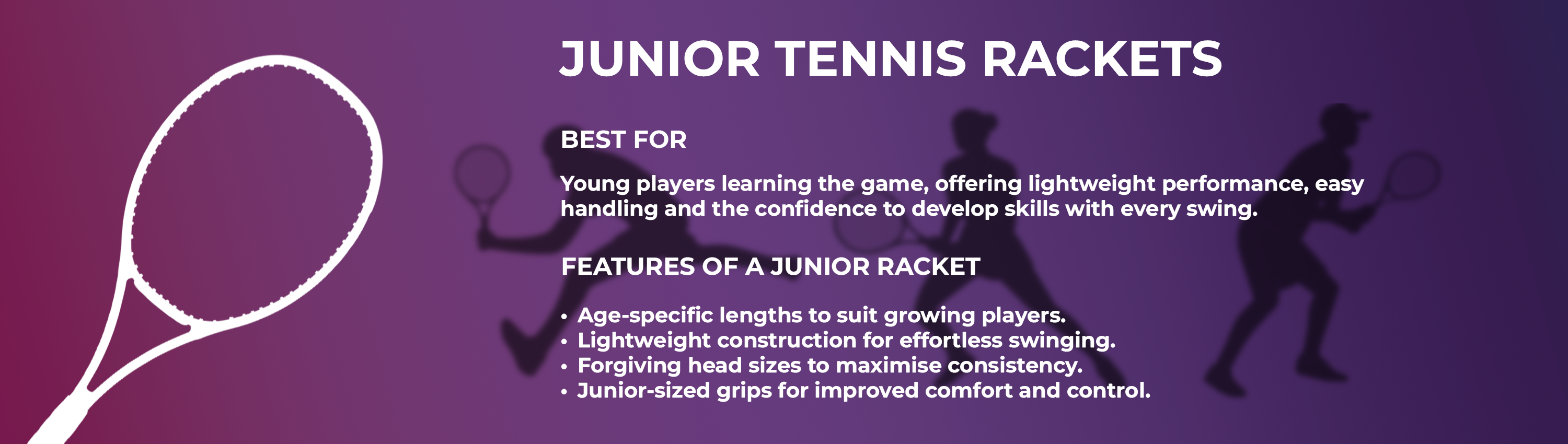 Junior Tennis Rackets
