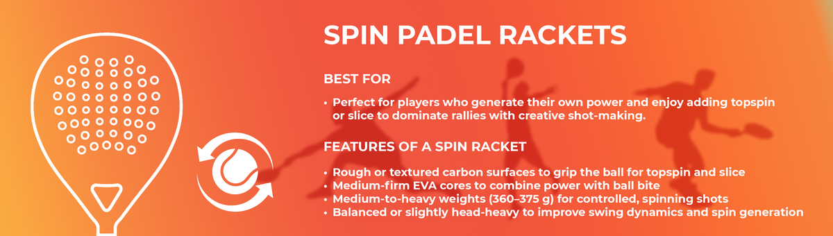 Spin Padel Rackets