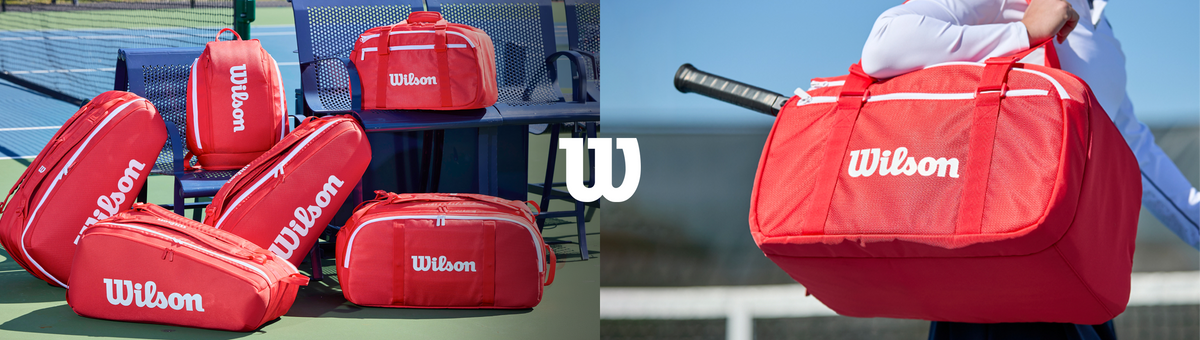 Wilson Super Tour Red Bags