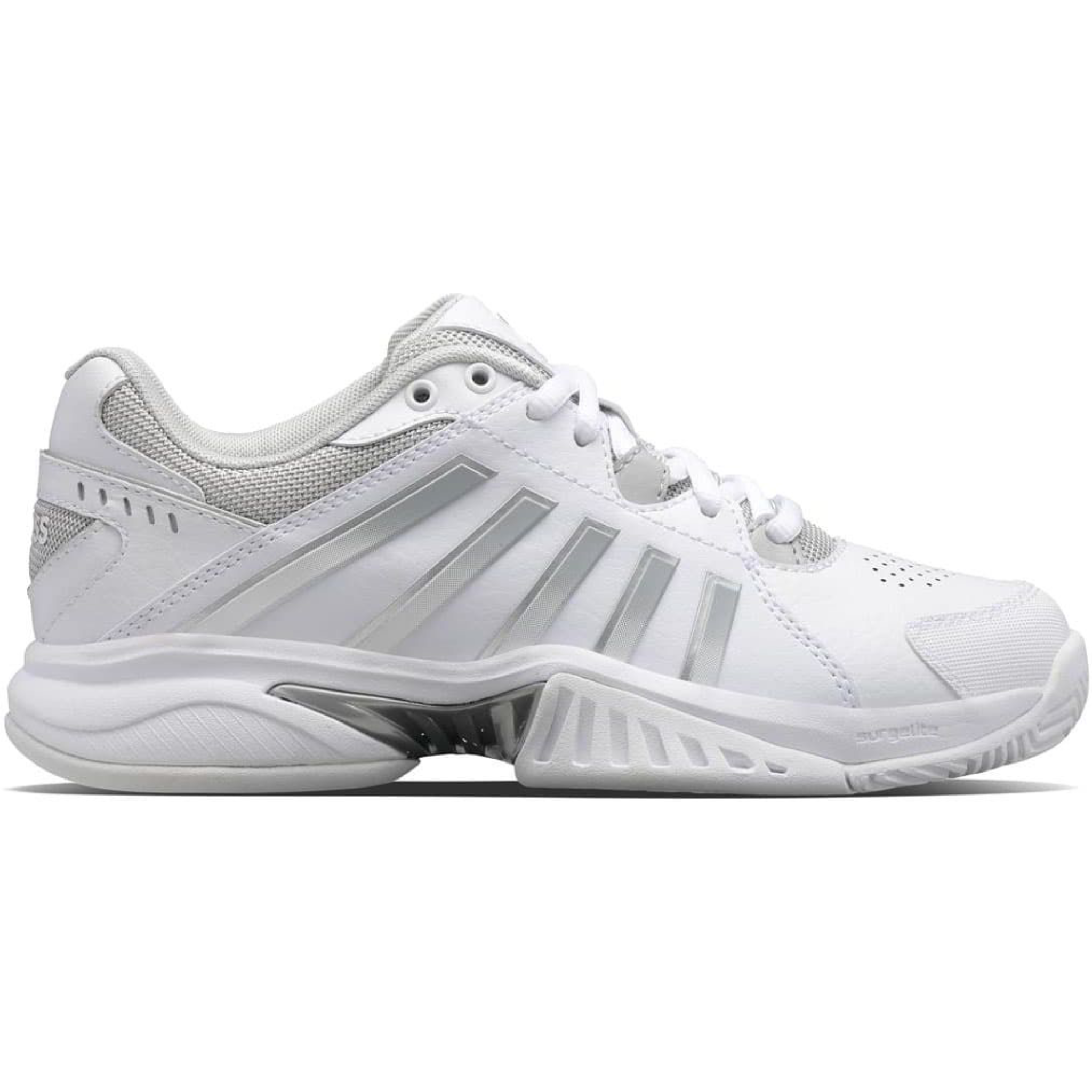 K-Swiss Women Receiver V - White/Vapor Blue/Silver
