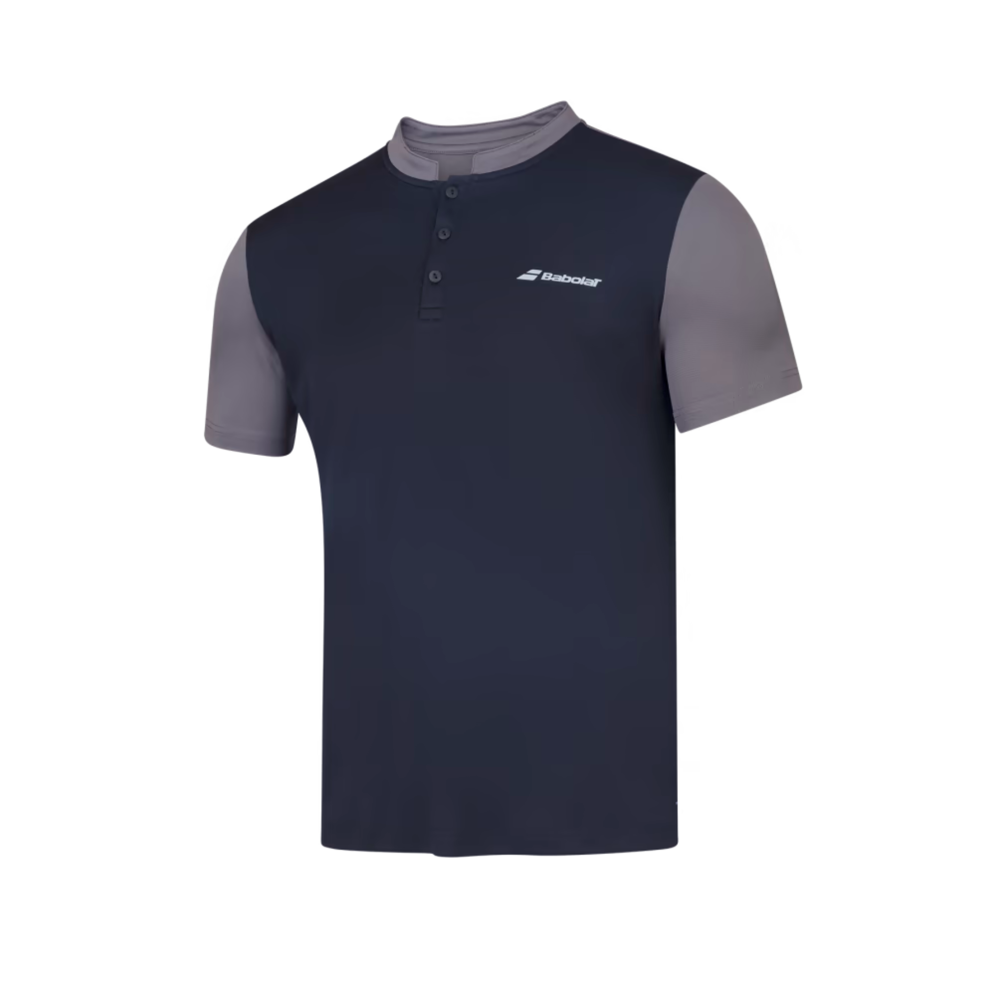 Babolat Mens Play Polo - Black/Grey