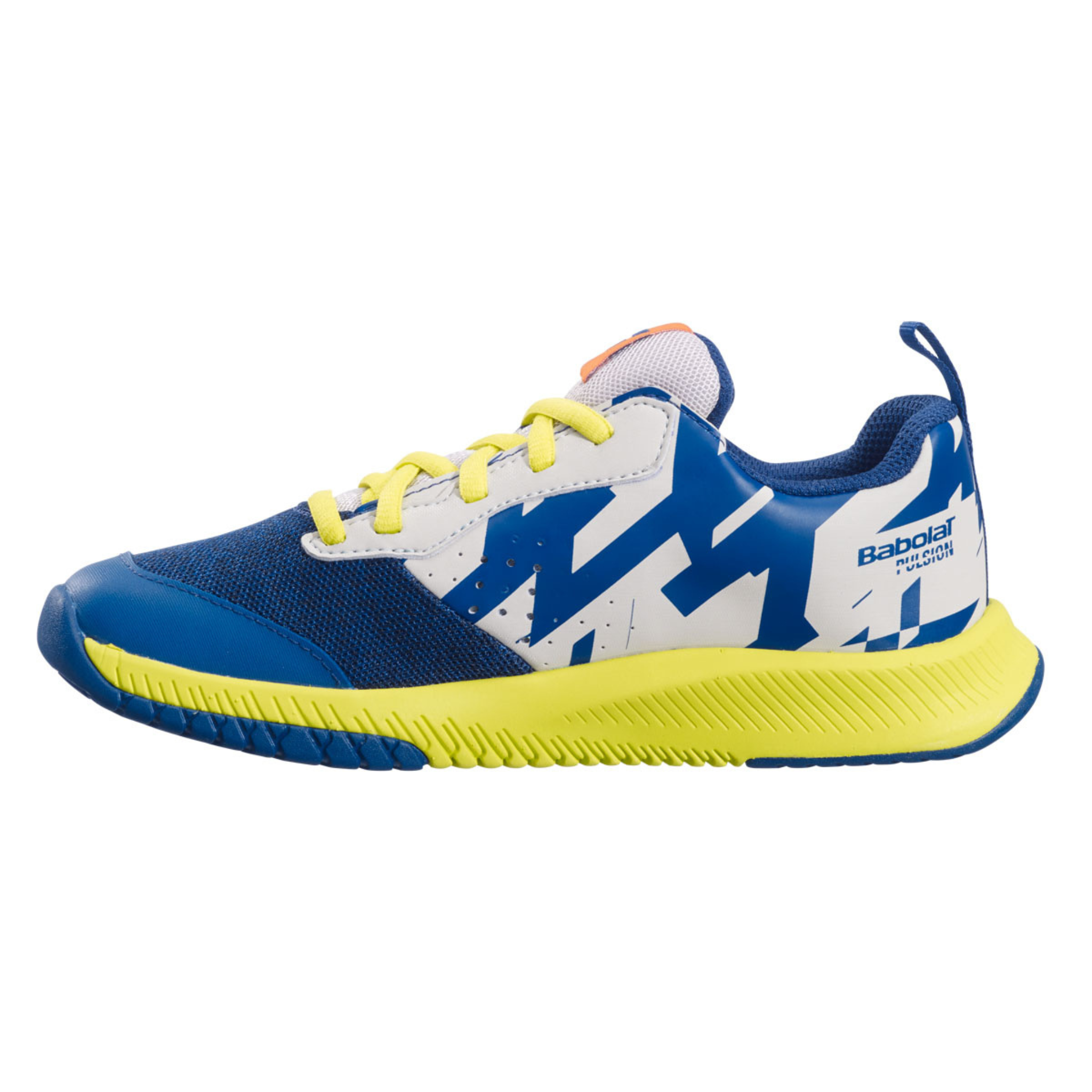 Babolat Pulsion All Court Kids Shoes - Dark Blue/Sulphur Spring