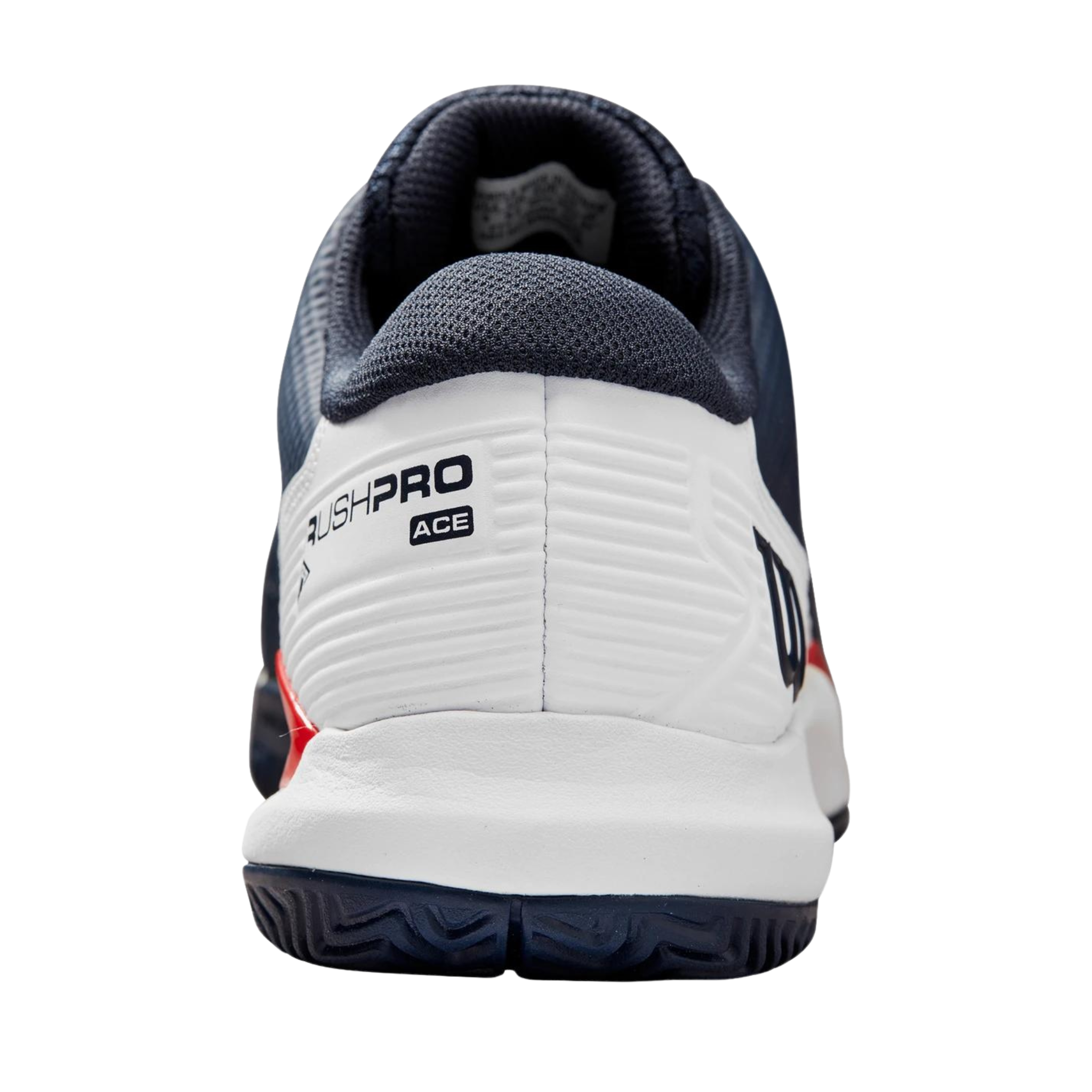 Wilson Rush Pro Ace Men's tennis shoes > Navy Blaze/White/Infrared