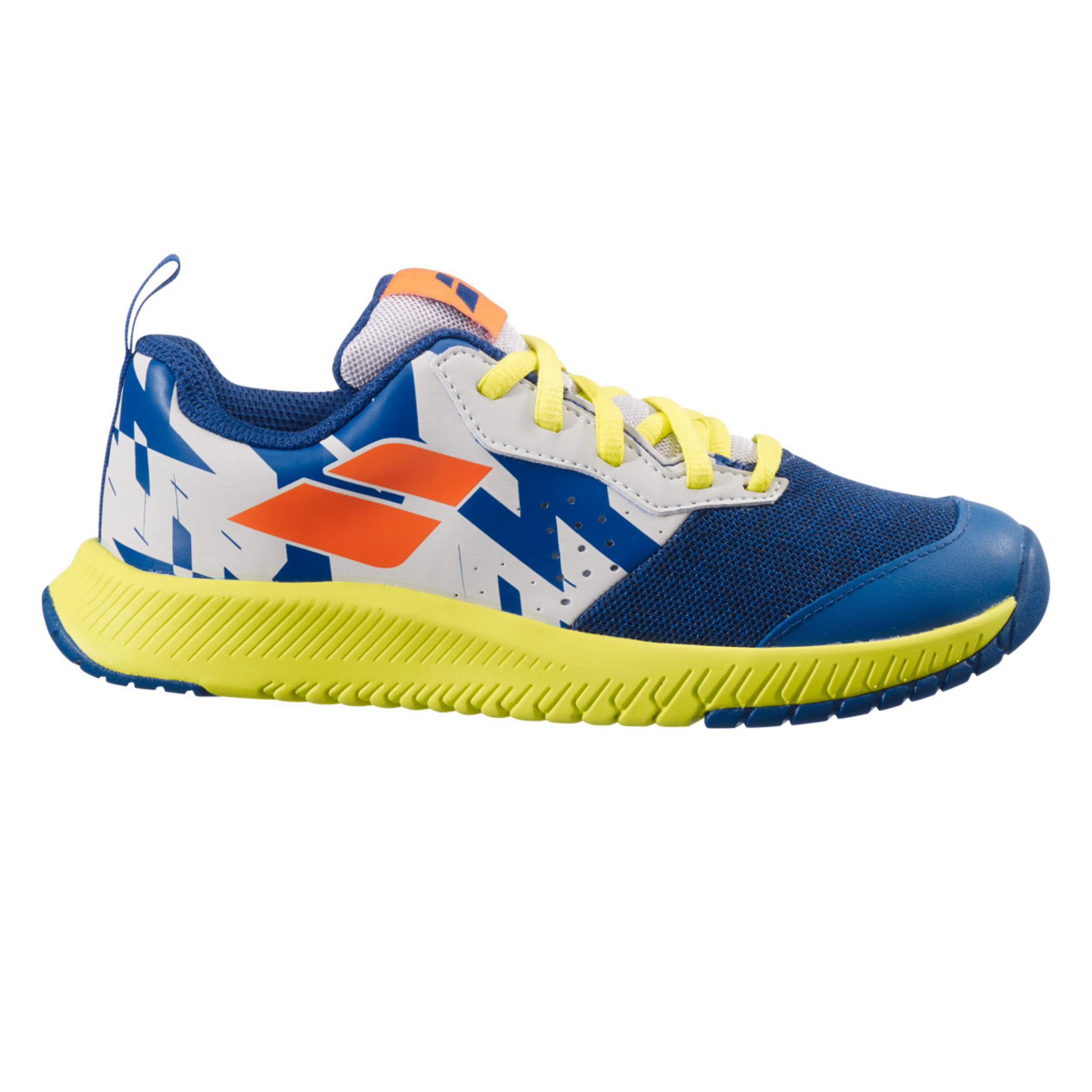 Babolat Pulsion All Court Kids Shoes - Dark Blue/Sulphur Spring