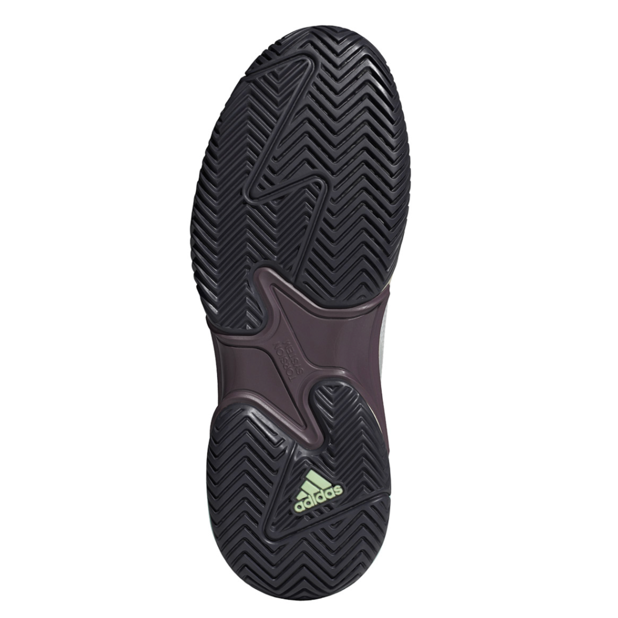 Adidas Men's BARRICADE 13 Crystal White / Aurora Met. / Semi Green Spark