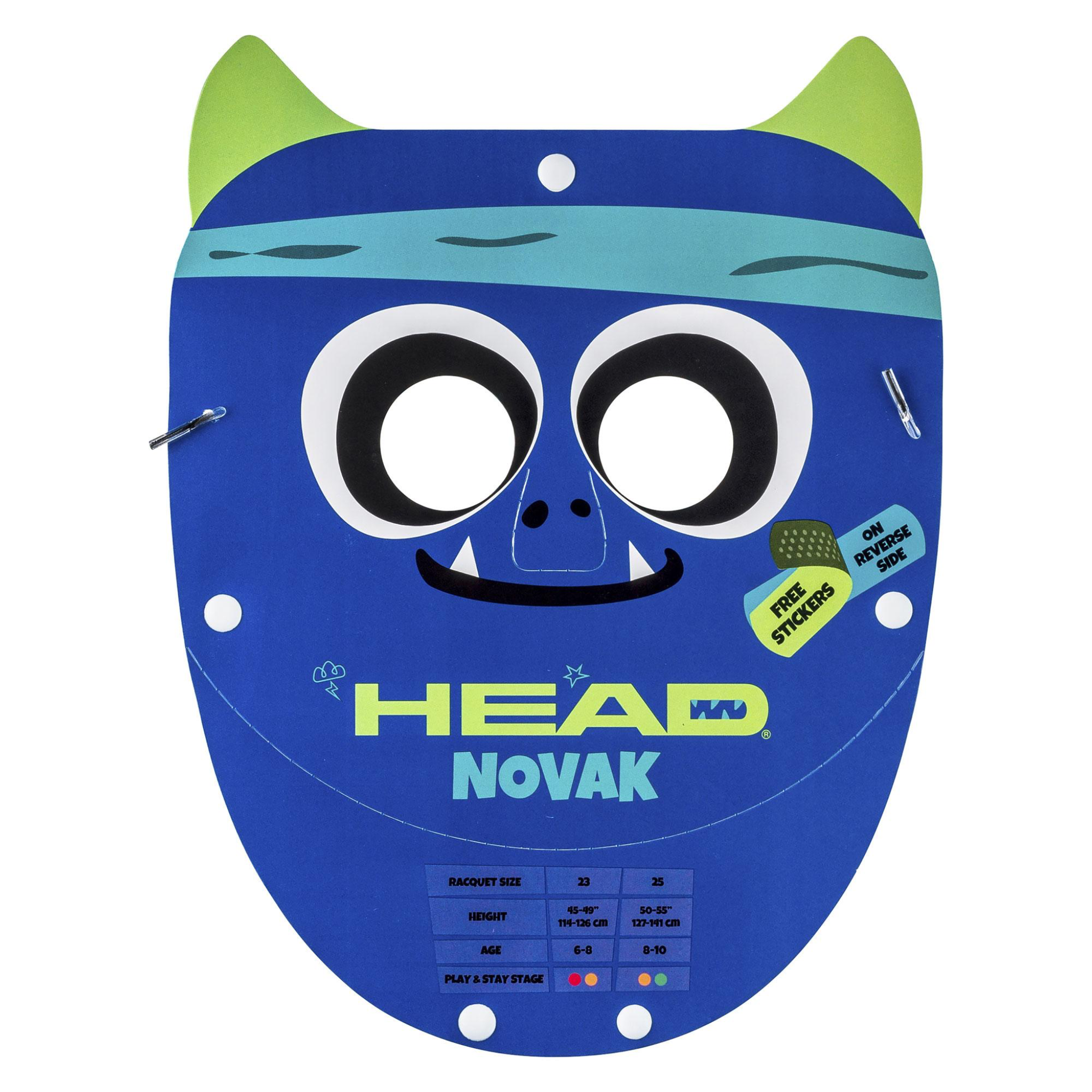 Head Novak 21 Inch Racket - Black (2024)