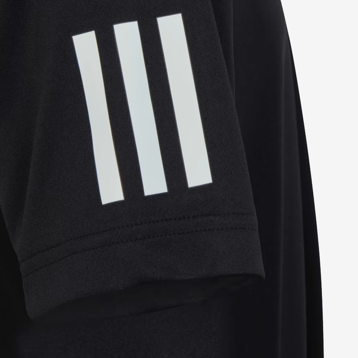 Adidas Club Tennis 3 Stripe Tee Boy's Black