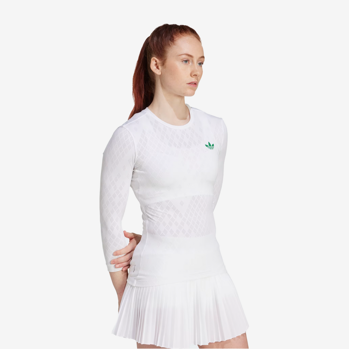 Adidas Pro Climacool 3/4 Sleeve Long Sleeve Top Women's White