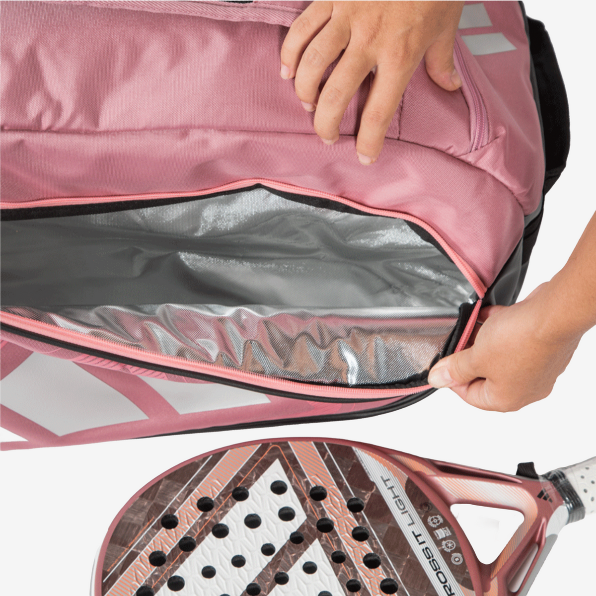 Adidas Pro Tour Padel Racket Bag Pink (2026)