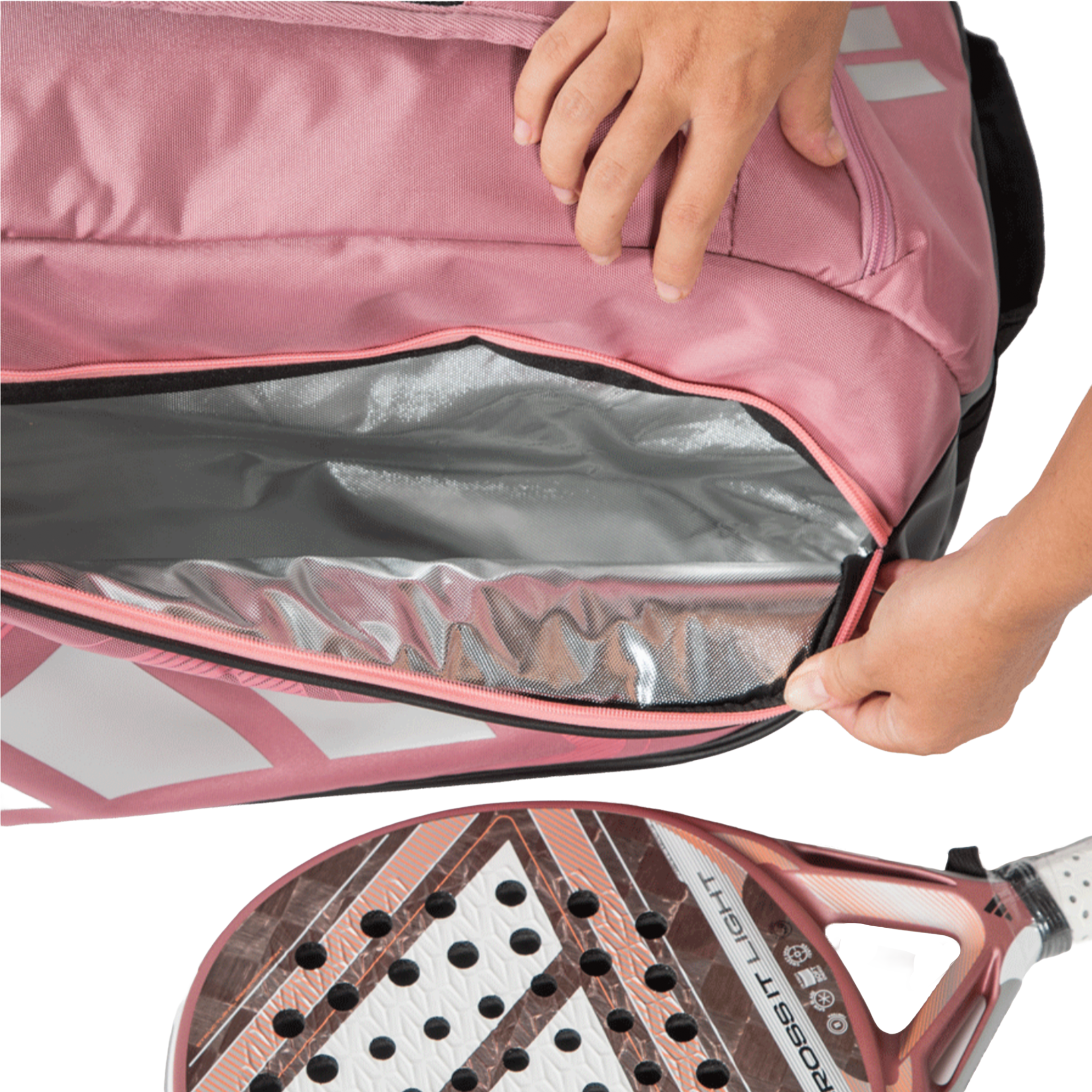 Adidas Pro Tour Racket Bag Pink (2026)