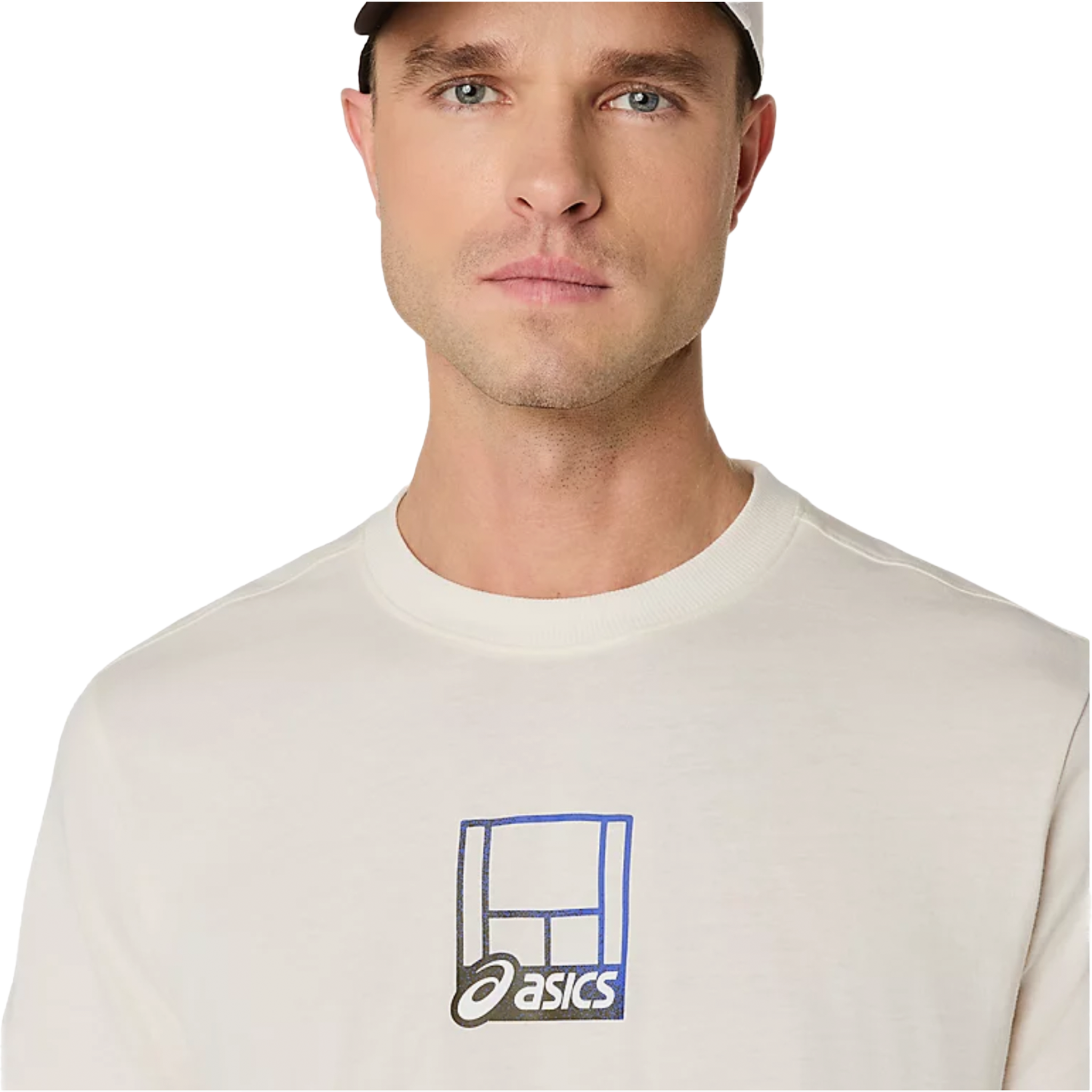 Asics Court Core Graphic Tee Cream