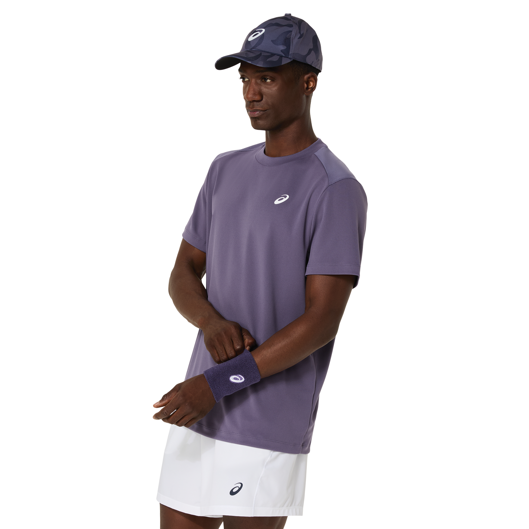 Asics Court SS Men's Top Grayish Purple