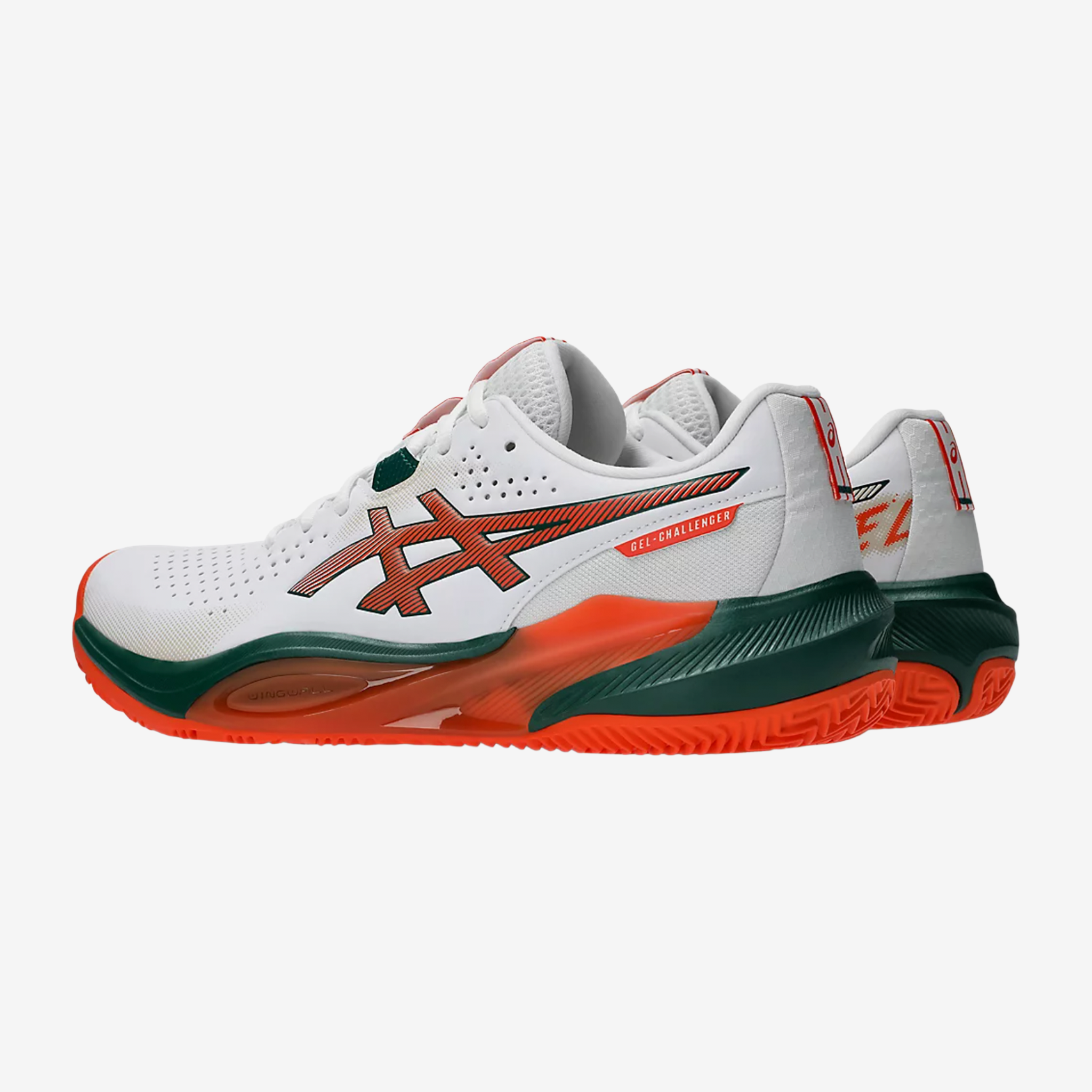 Asics Gel Challenger 15 Padel Men's White/Energy Orange