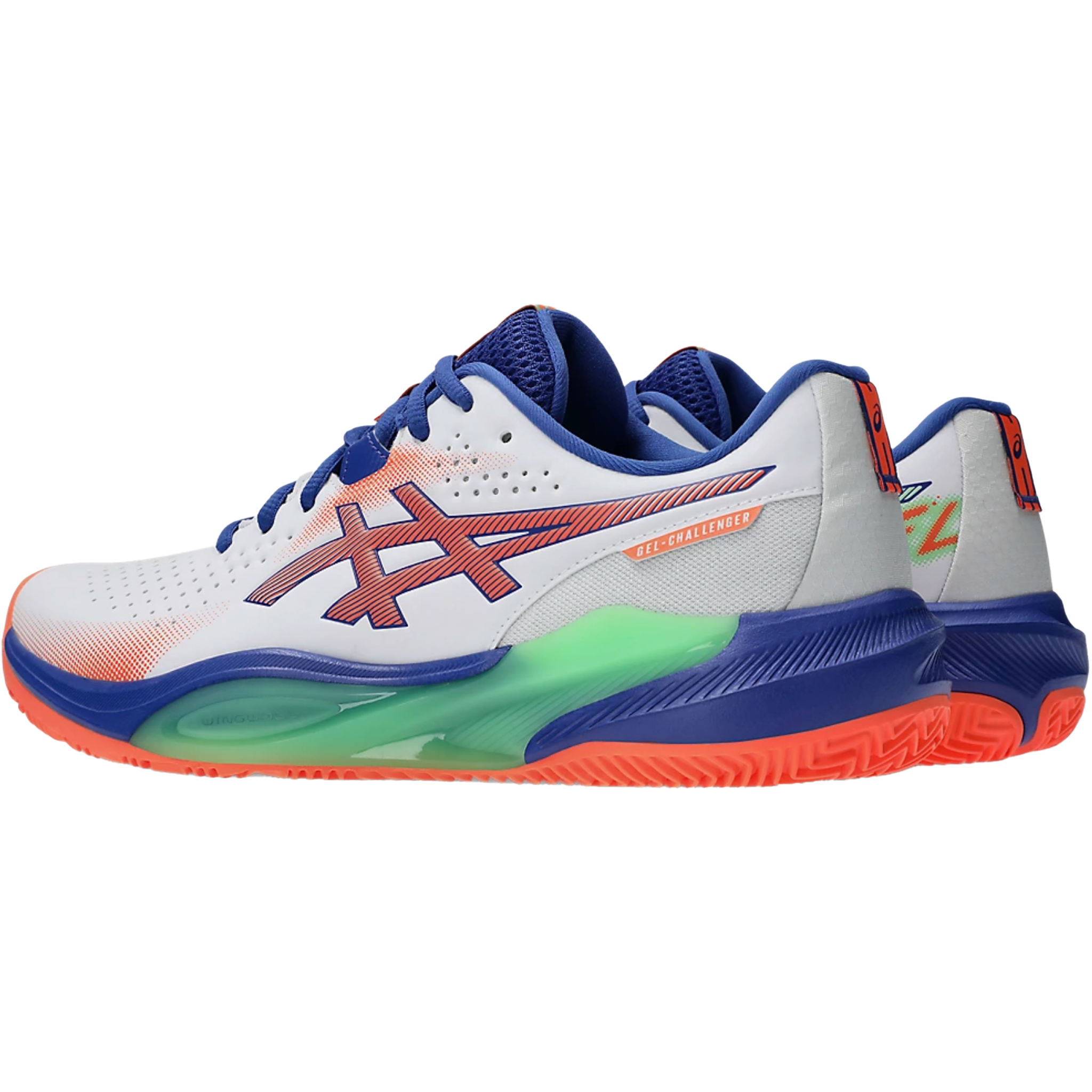 Asics Gel Challenger 15 Padel Men's White/ Vivid Coral