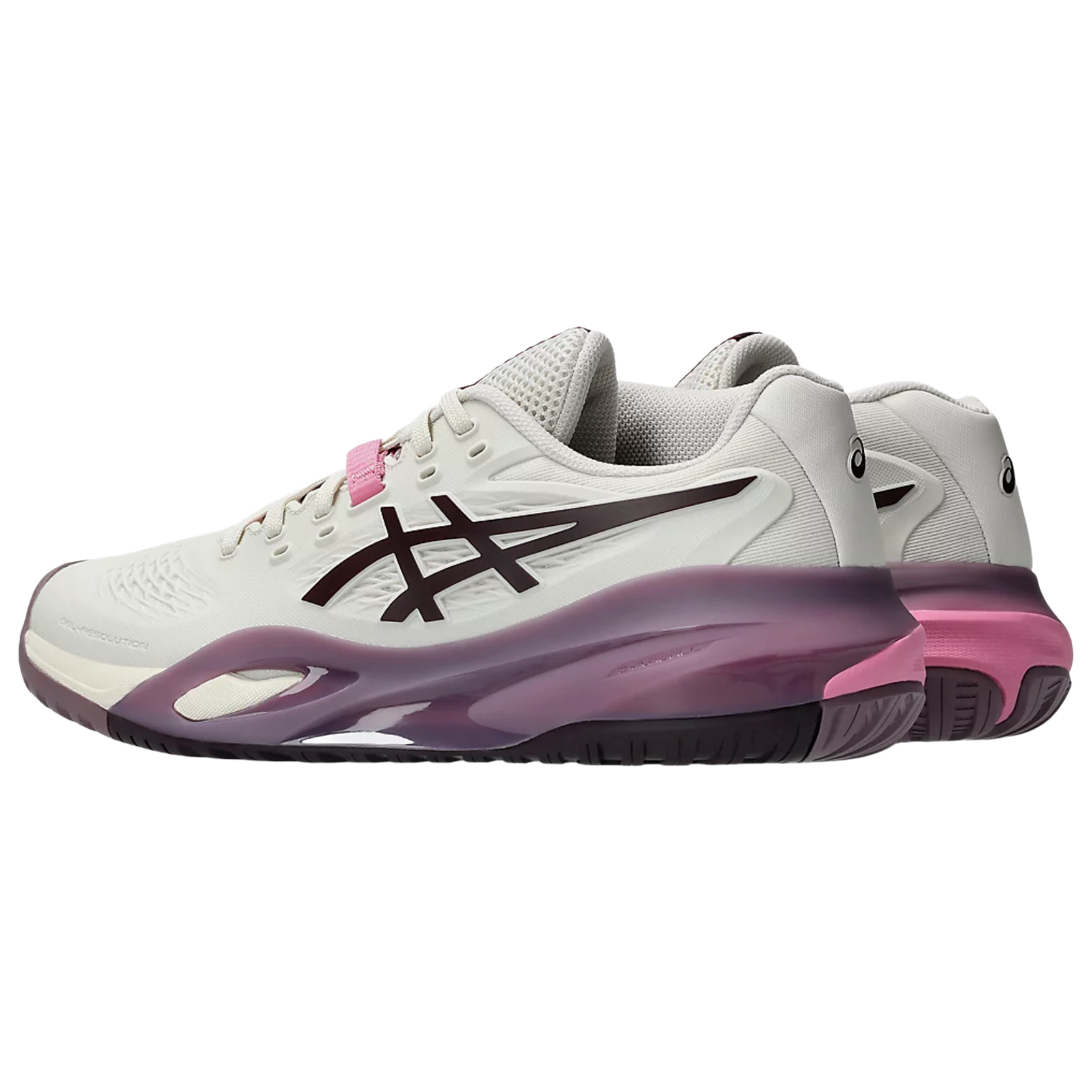 Asics Gel Resolution X Women's Soft Oat/Dark Aubergine