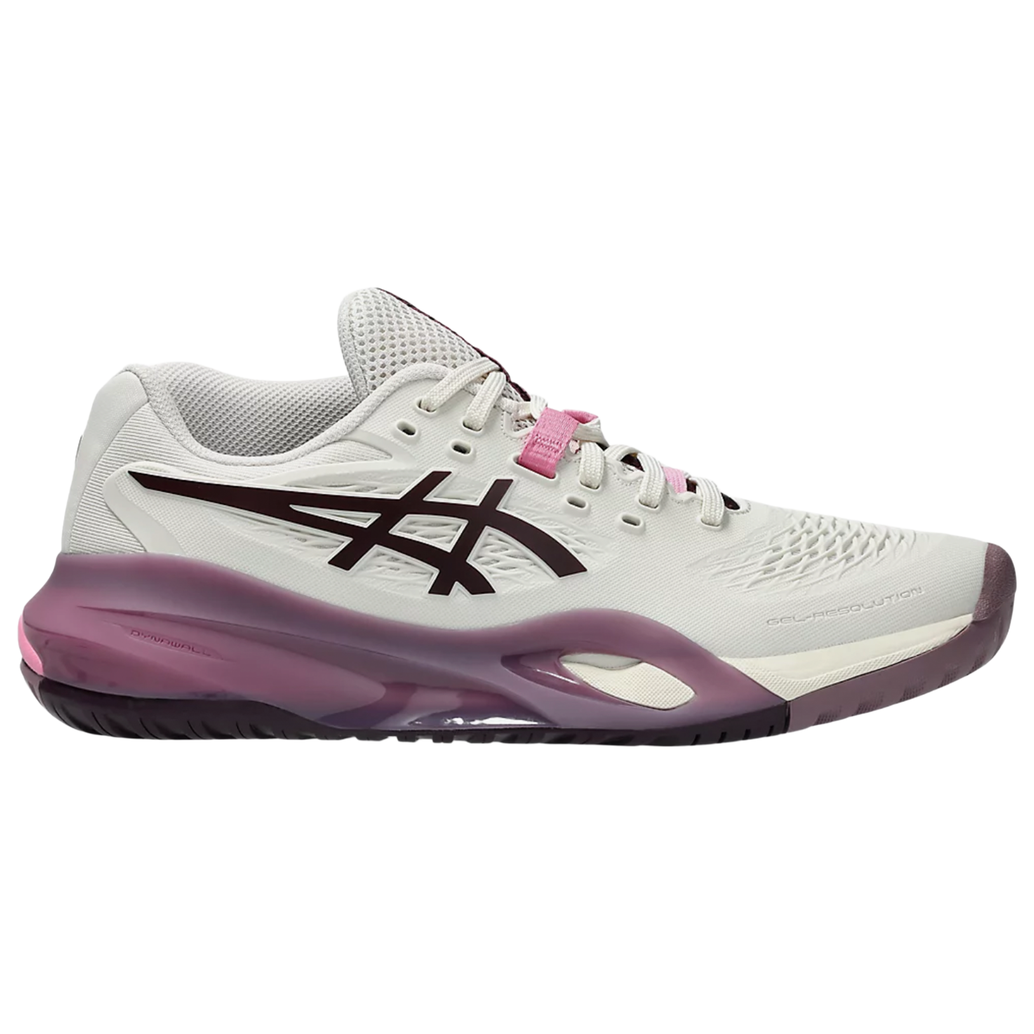 Asics Gel Resolution X Women's Soft Oat/Dark Aubergine