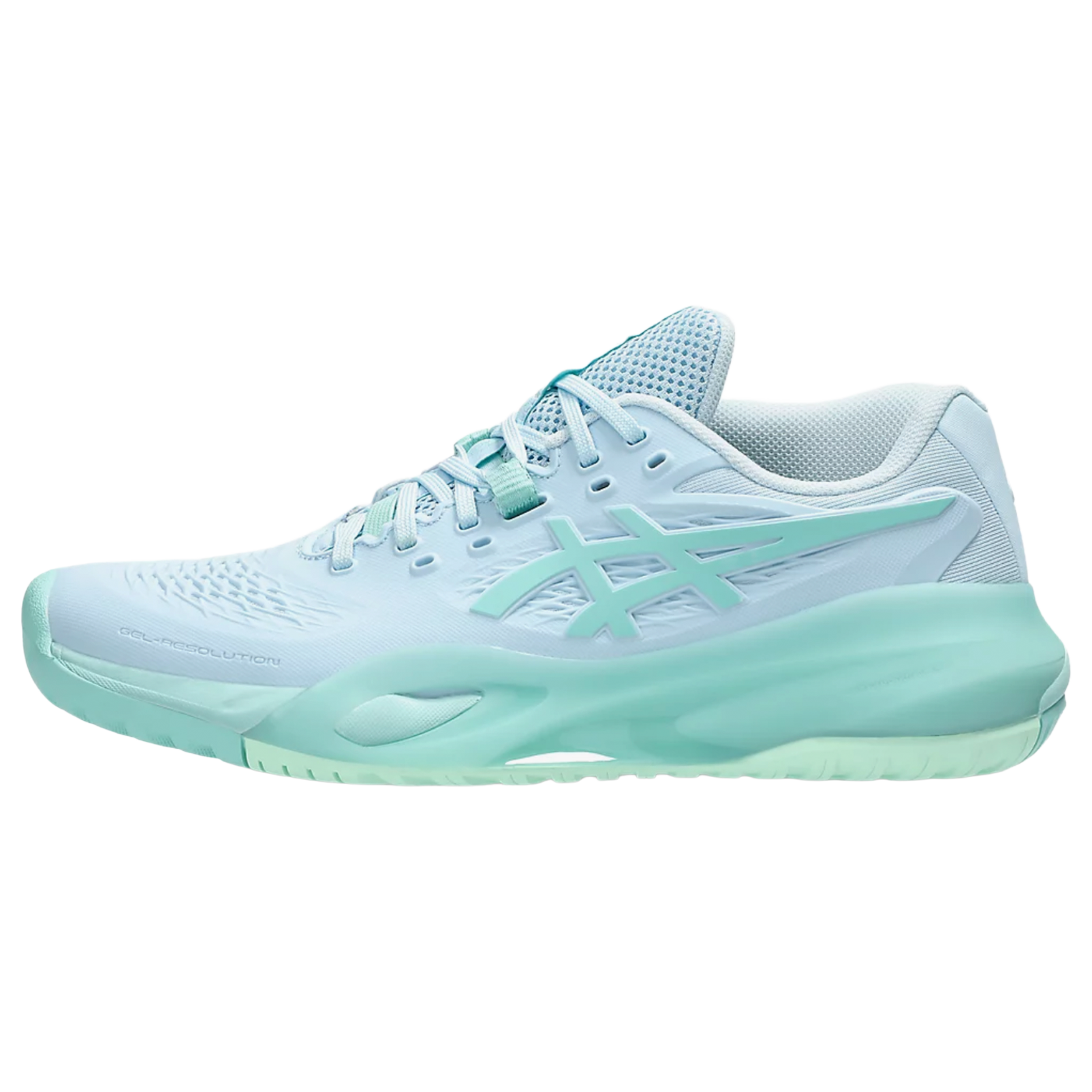 Asics Gel Resolution X Women's Light Blue/Oasis Green