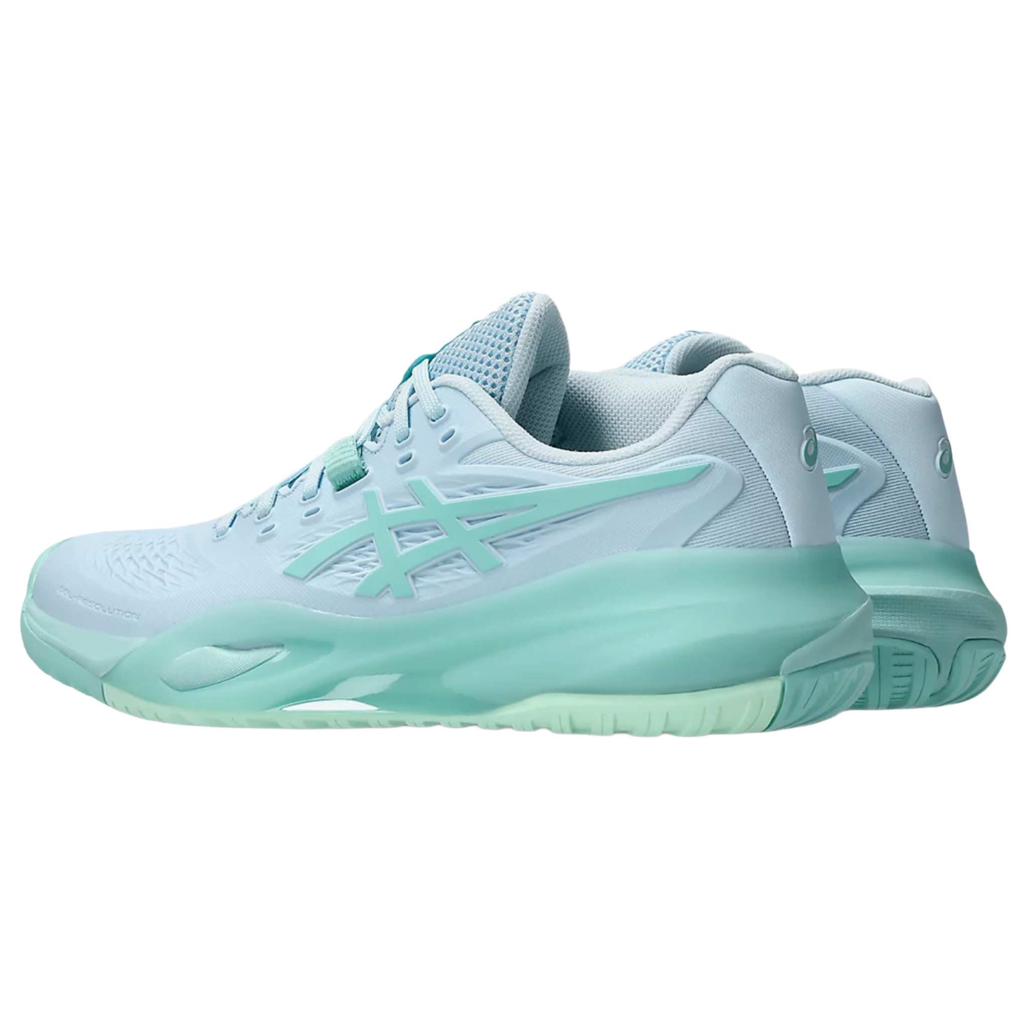 Asics Gel Resolution X Women's Light Blue/Oasis Green