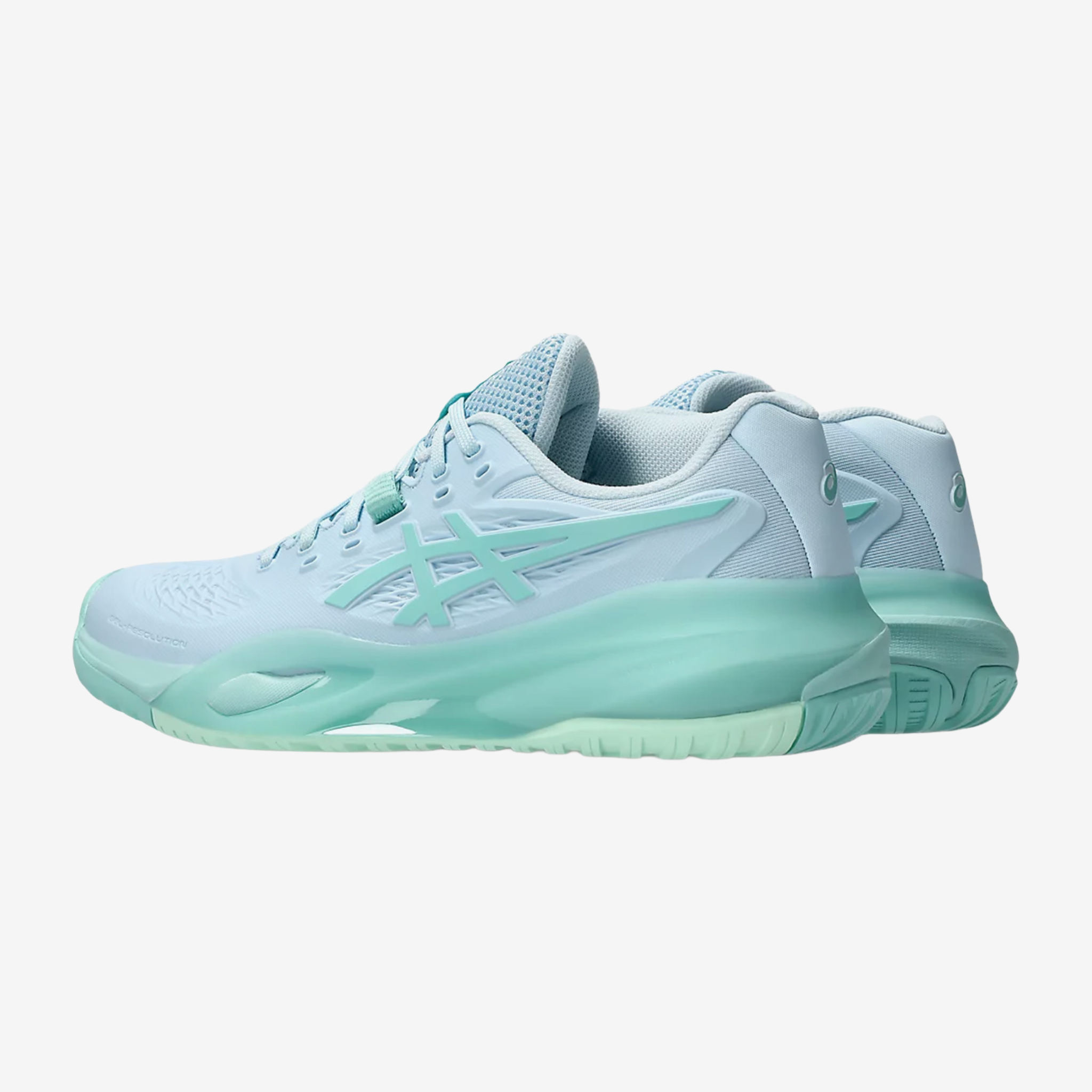 Asics Gel Resolution X Women's Light Blue/Oasis Green
