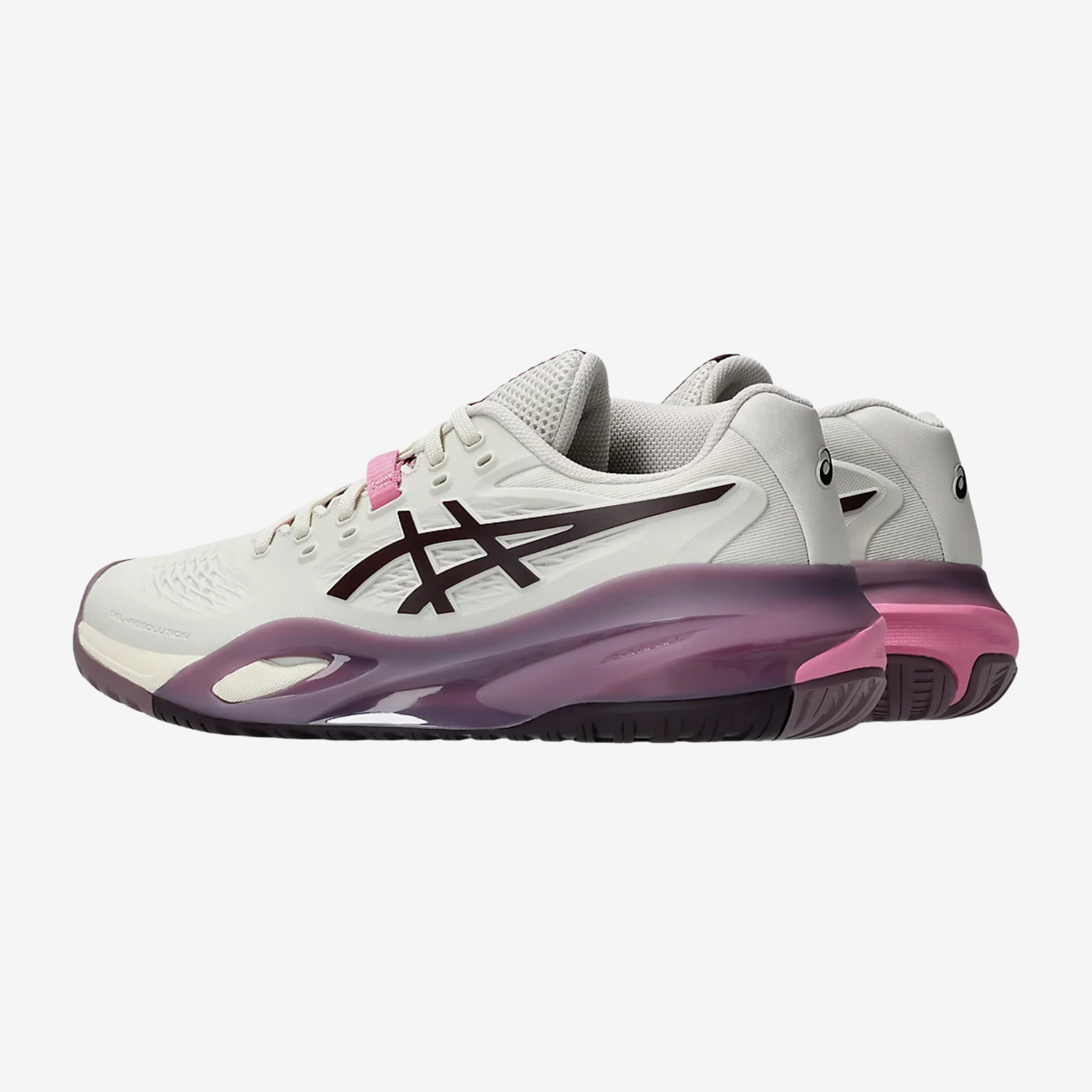 Asics Gel Resolution X Women's Soft Oat/Dark Aubergine