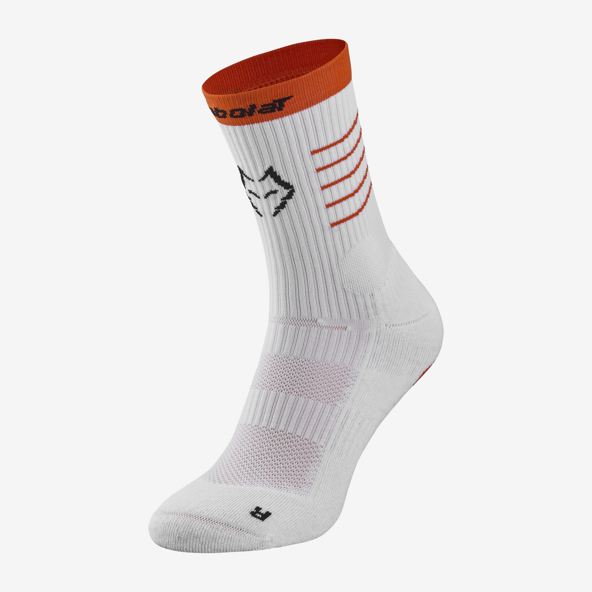 Babolat Mid-Calf Socks Lebron White/Orange