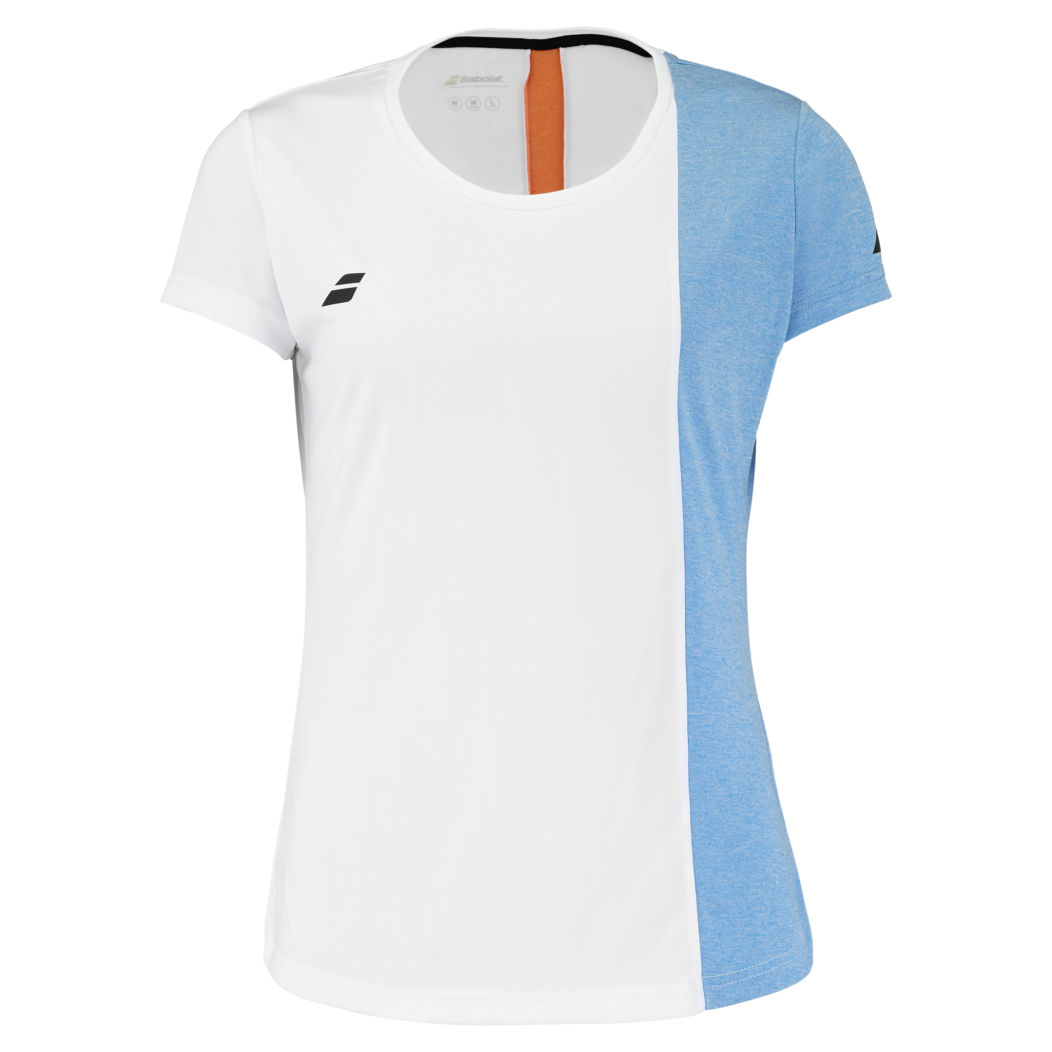 Babolat Play Cap Sleeve Top Girl's White/Blithe Blue
