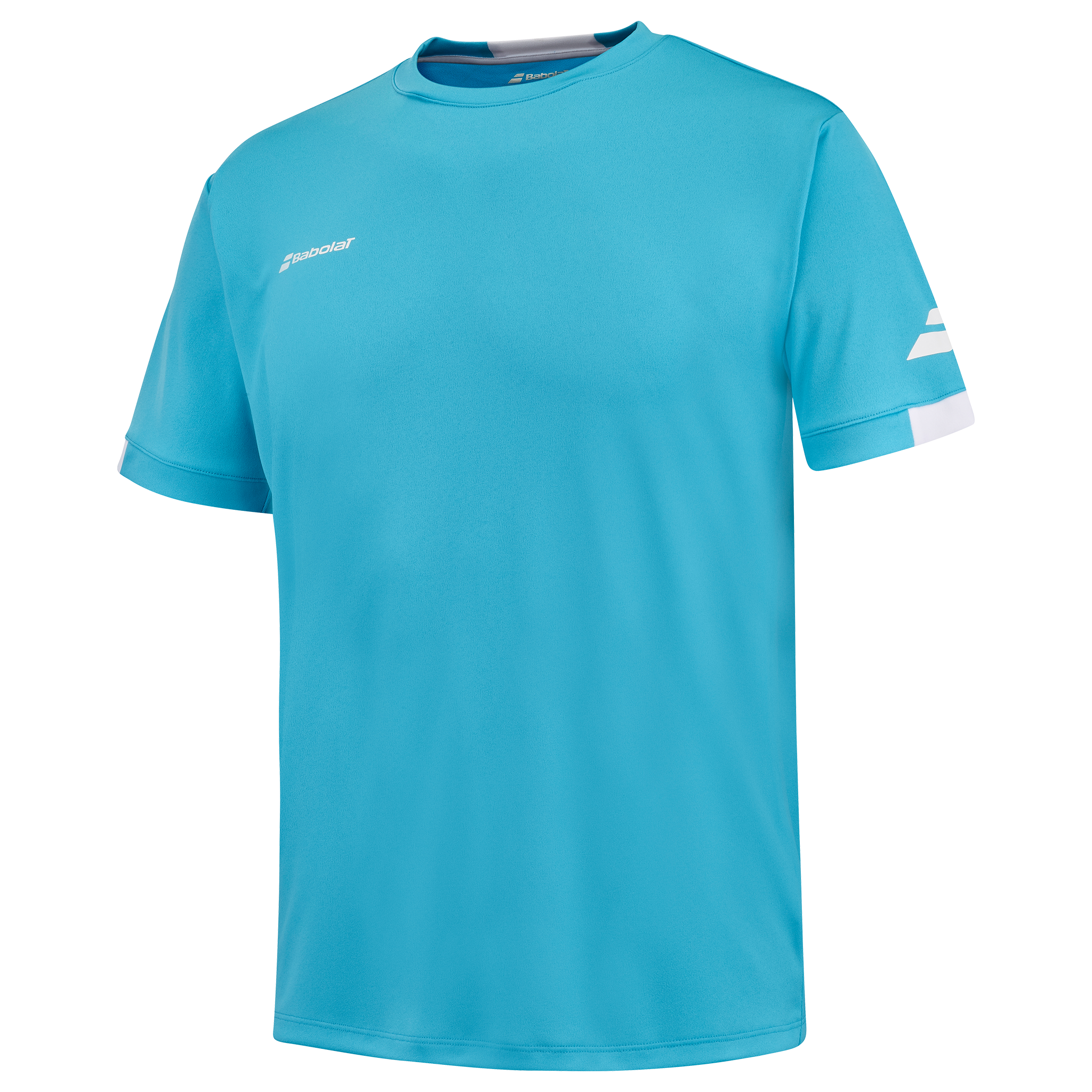 Babolat Play Crew Neck Tee Men's Cyan Blue