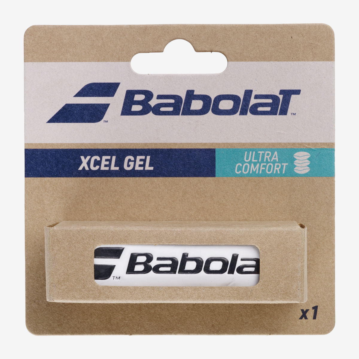 Babolat XCel Gel Comfort Replacement Grip - White
