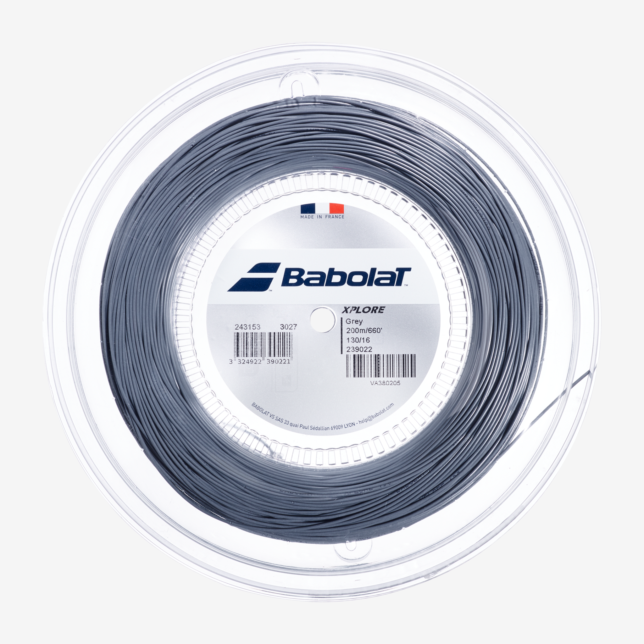 Babolat Xplore 200m Reel Grey/Aero