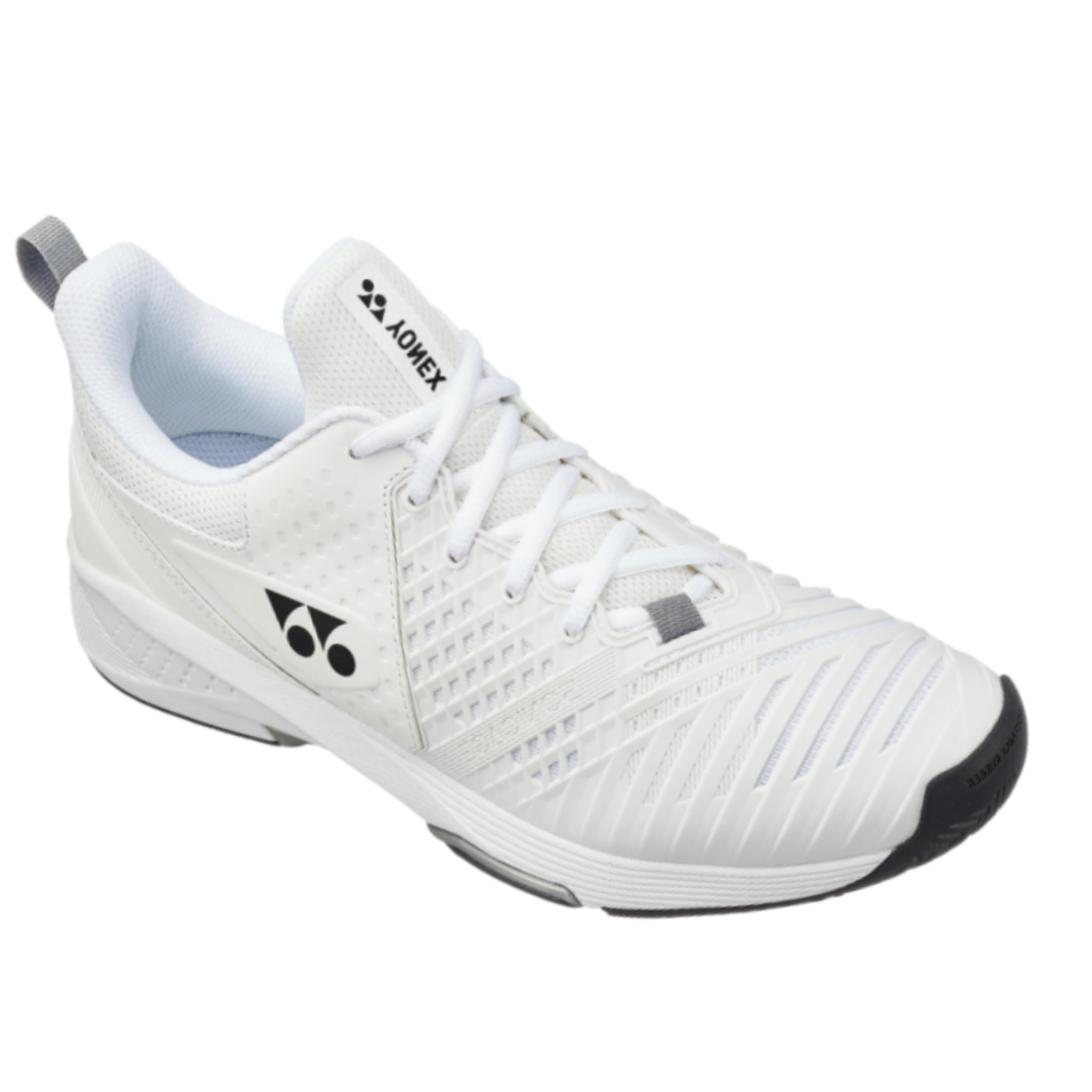 Yonex Sonicage 3 Wide Unisex Tennis Shoes - White/Black