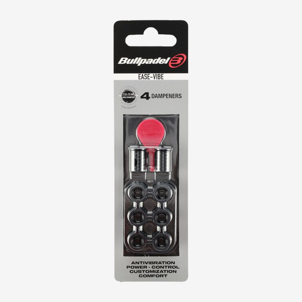 Bullpadel Ease Vibe Dampener Black