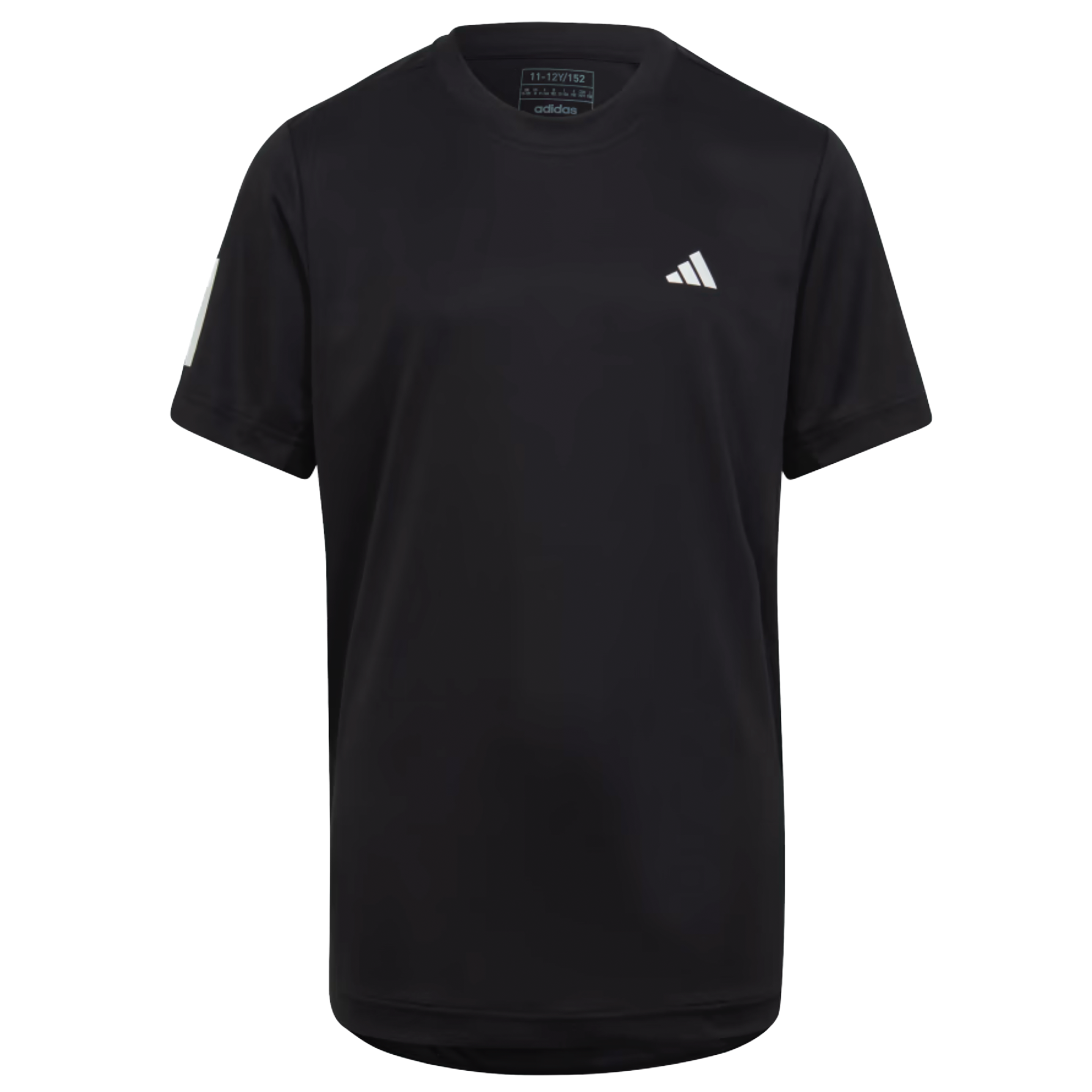 Adidas Club Tennis 3 Stripe Tee Boy's Black