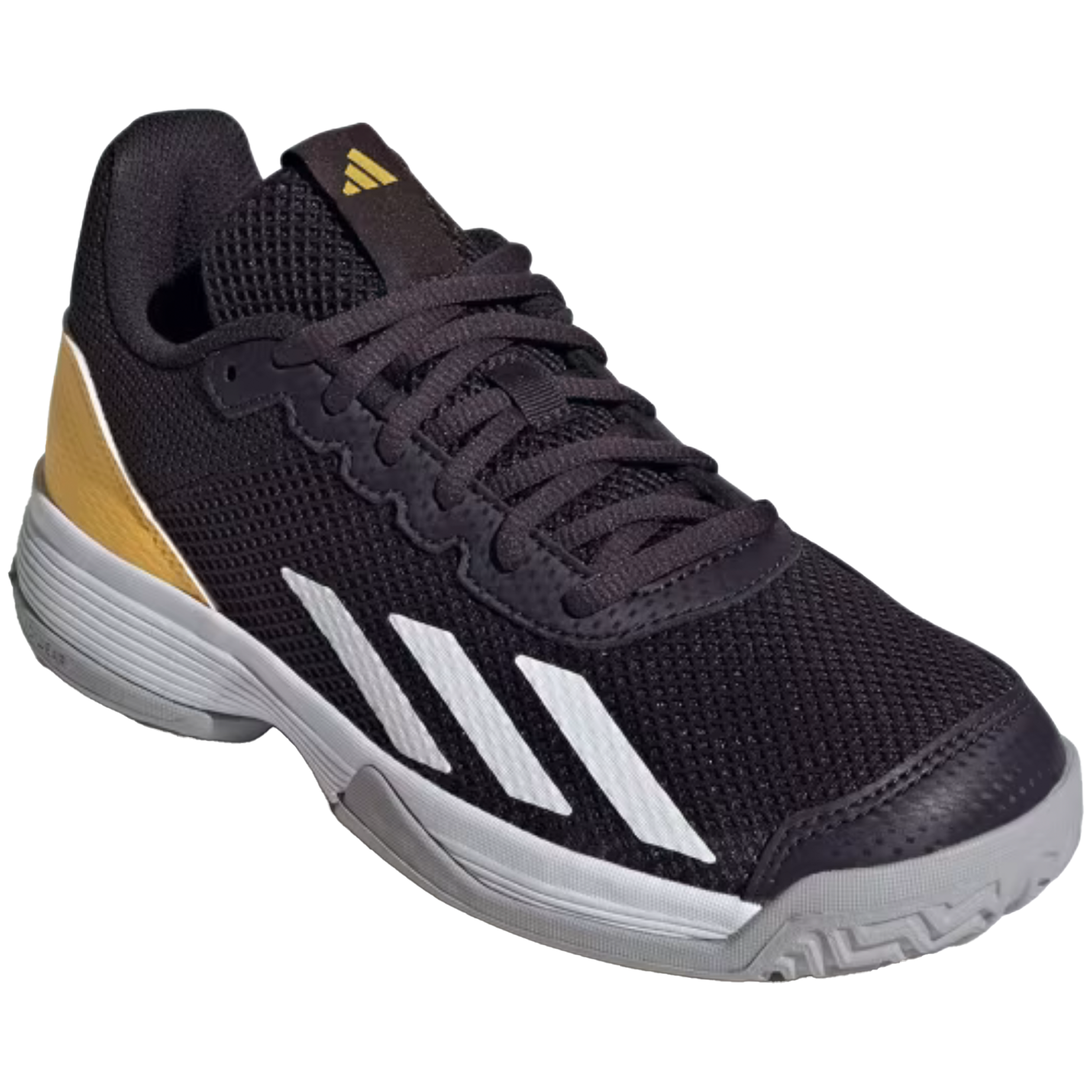 Adidas Kid's Courtflash Black / Cloud White / Spark