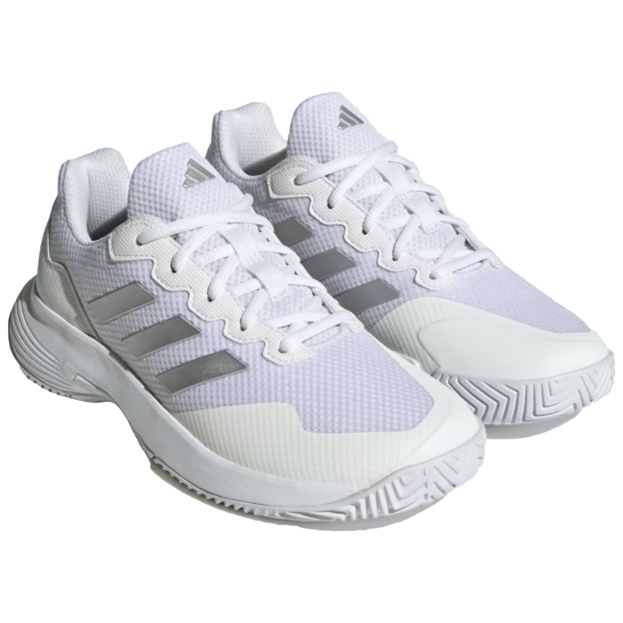 Adidas Women's Gamecourt 2.0 Cloud White / Silver Metallic / Cloud White