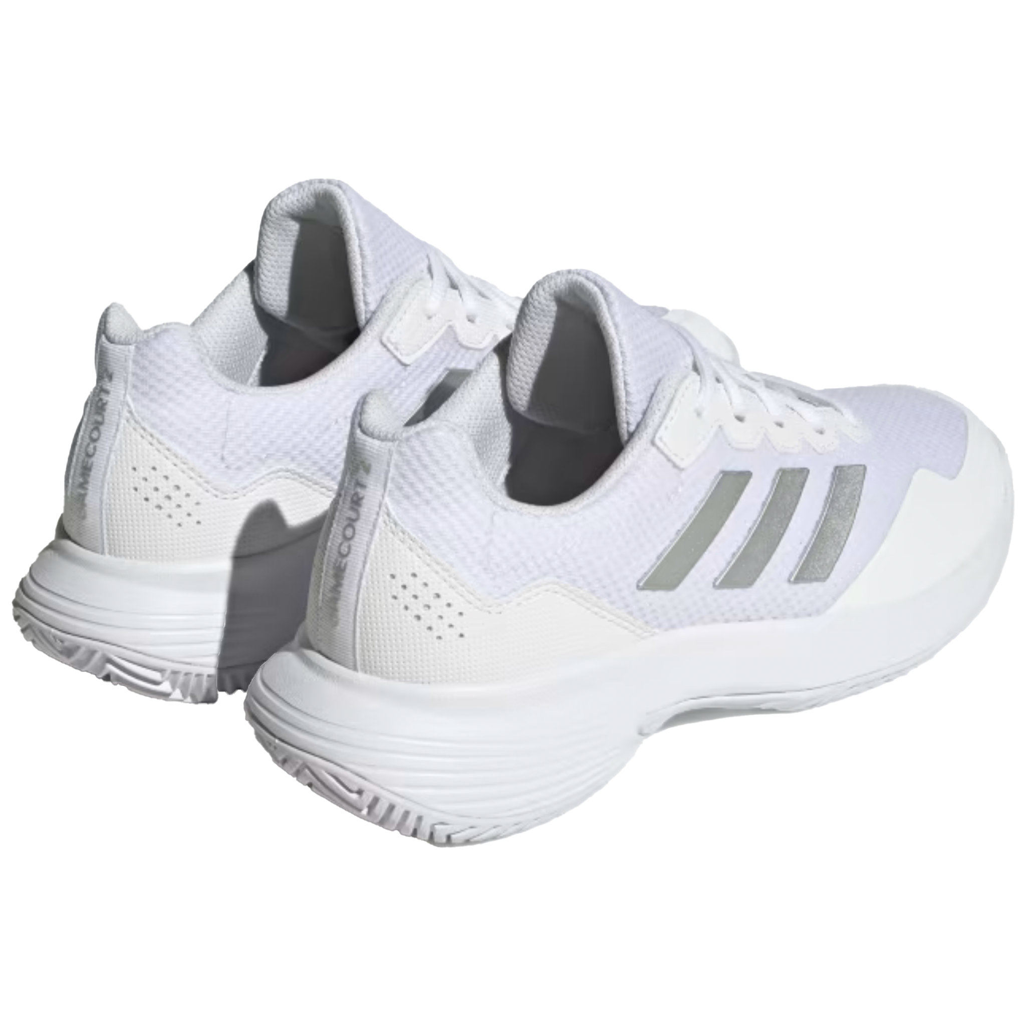 Adidas Women's Gamecourt 2.0 Cloud White / Silver Metallic / Cloud White