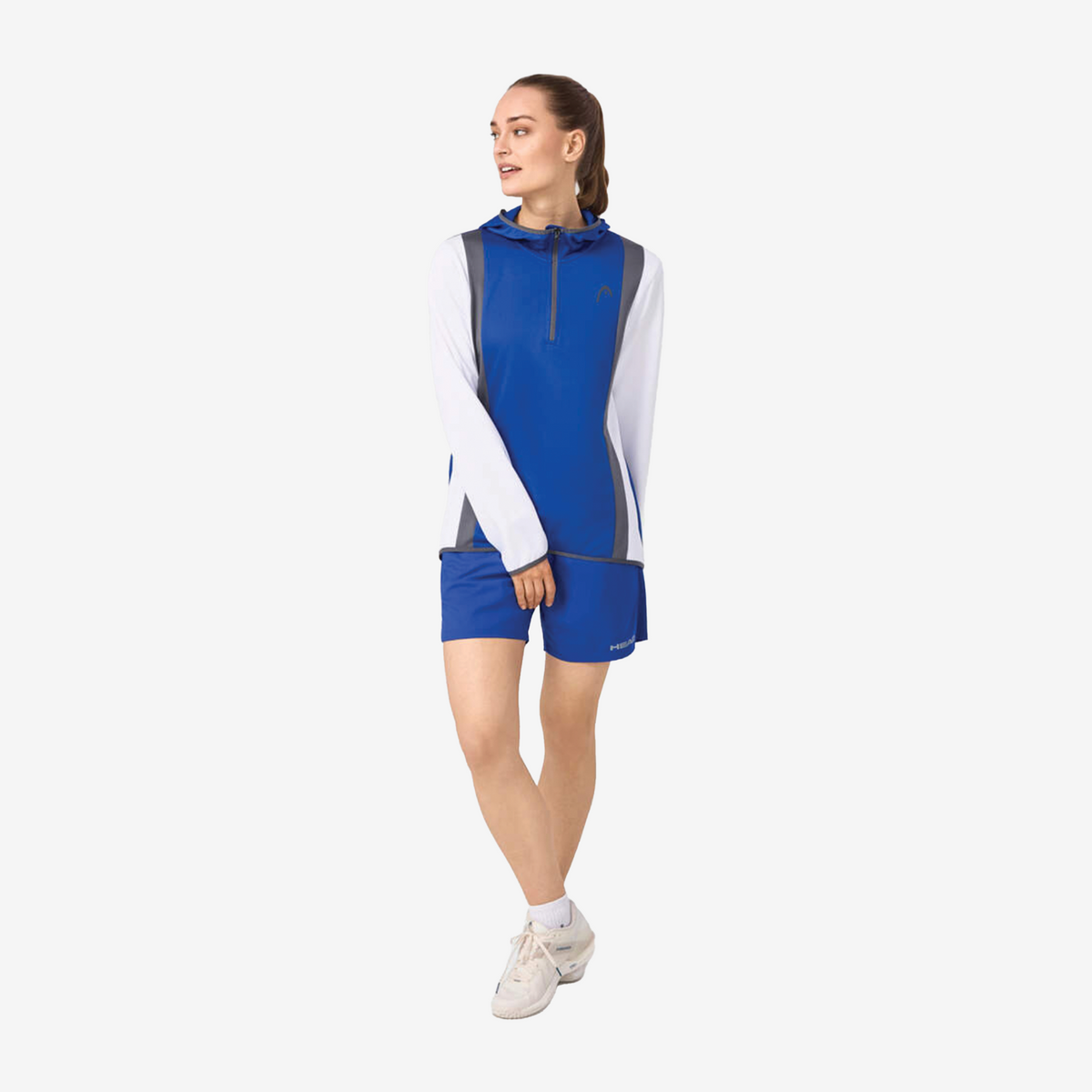 Head Club Tech Hoodie Women's Royal Blue/ White