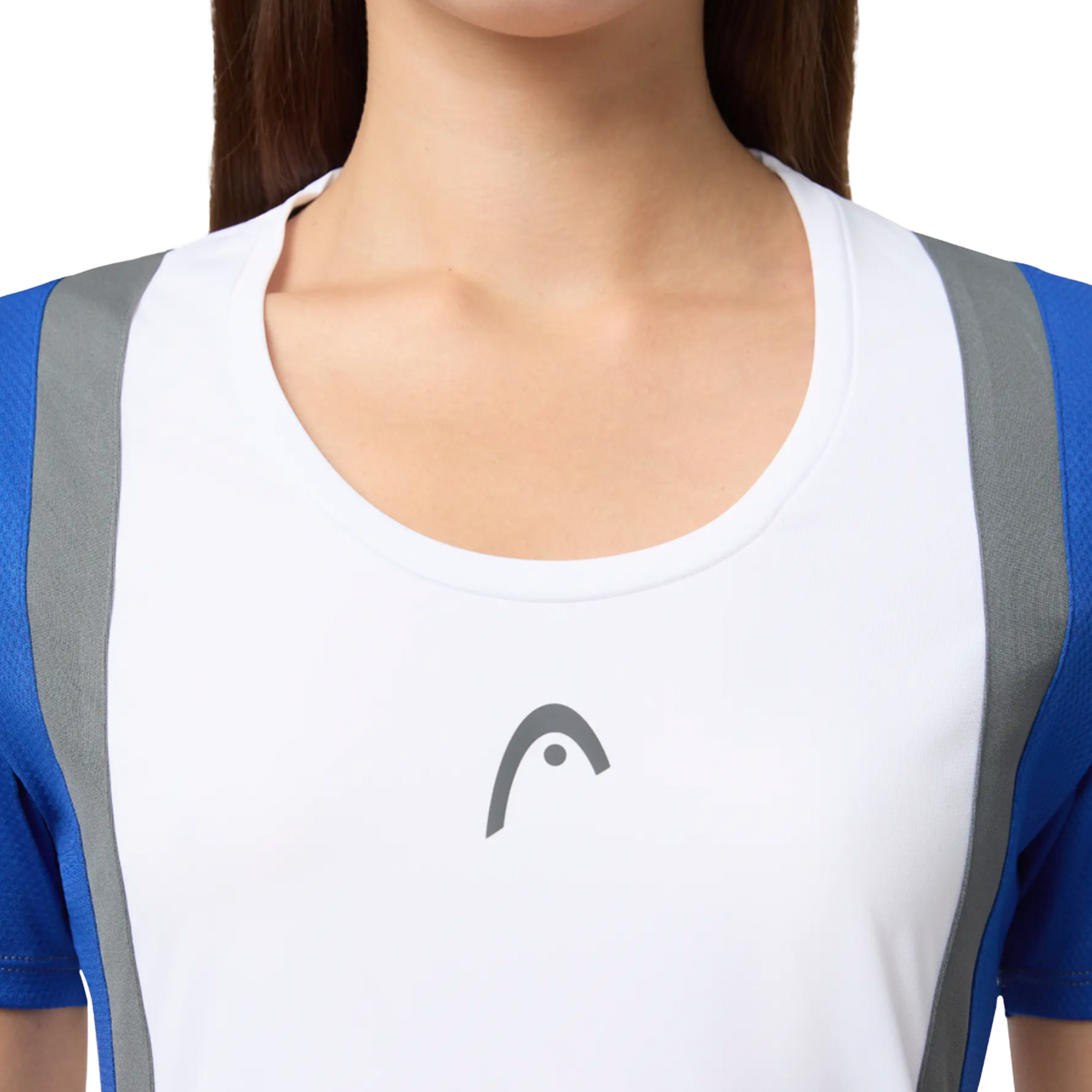 Head Club 25 Tech T-Shirt Women's Royal Blue/White