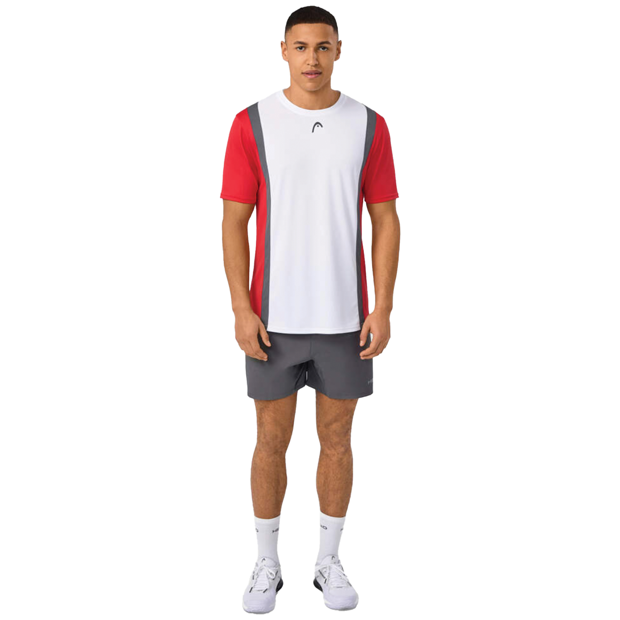 Head Club 25 Tech T-Shirt Red/ White Men's