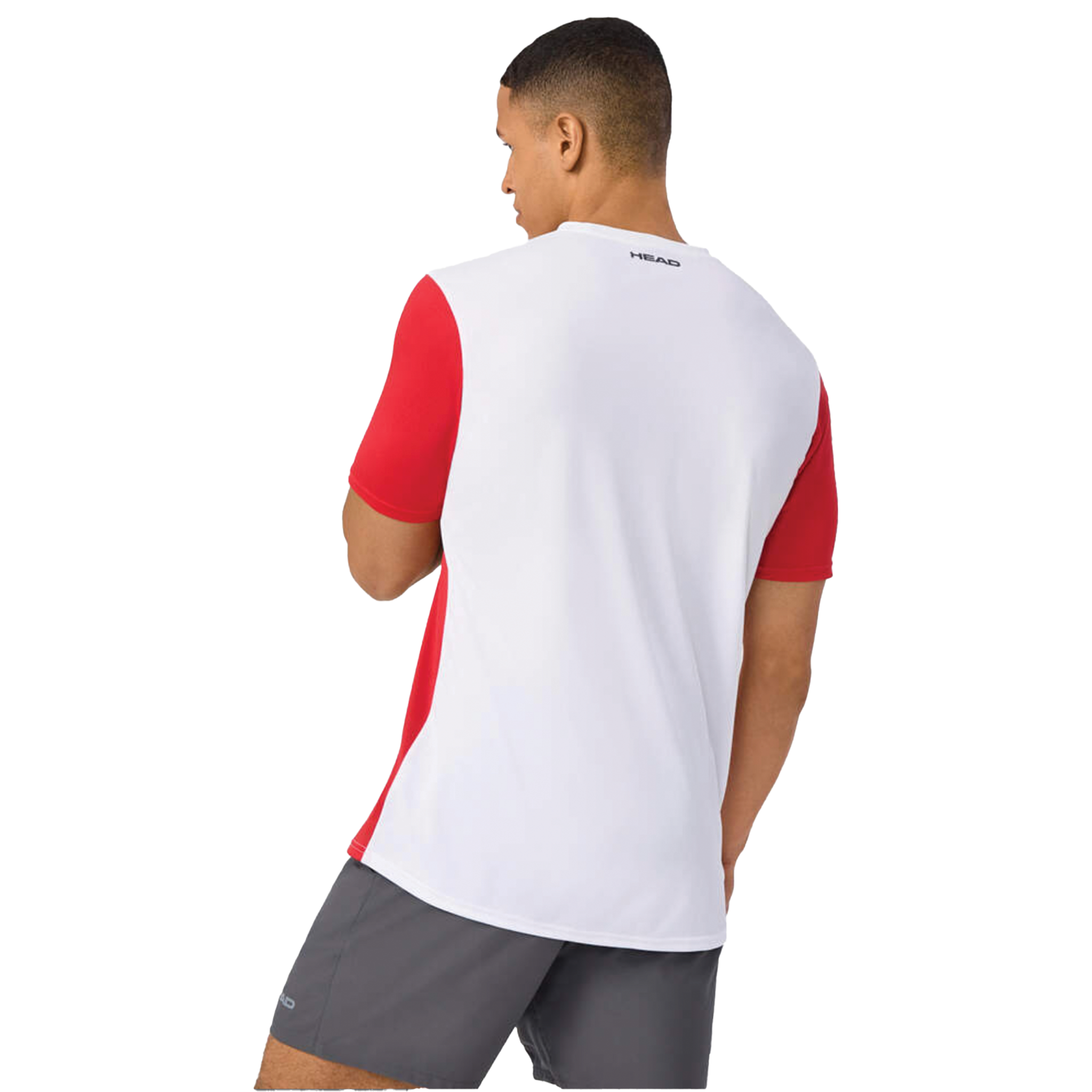 Head Club 25 Tech T-Shirt Red/ White Men's