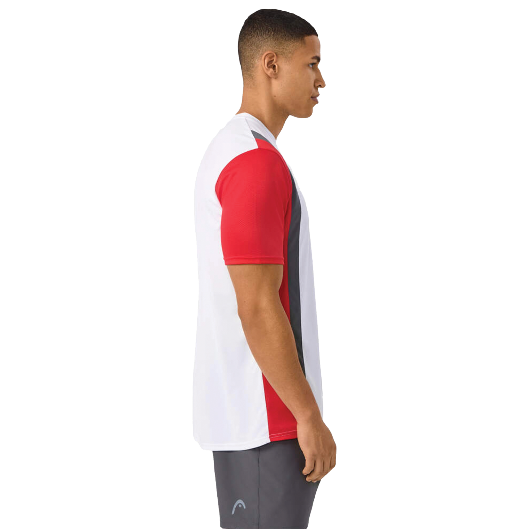Head Club 25 Tech T-Shirt Red/ White Men's