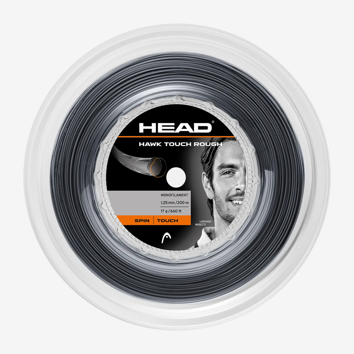 Head Hawk Touch Rough Black 200m Reel
