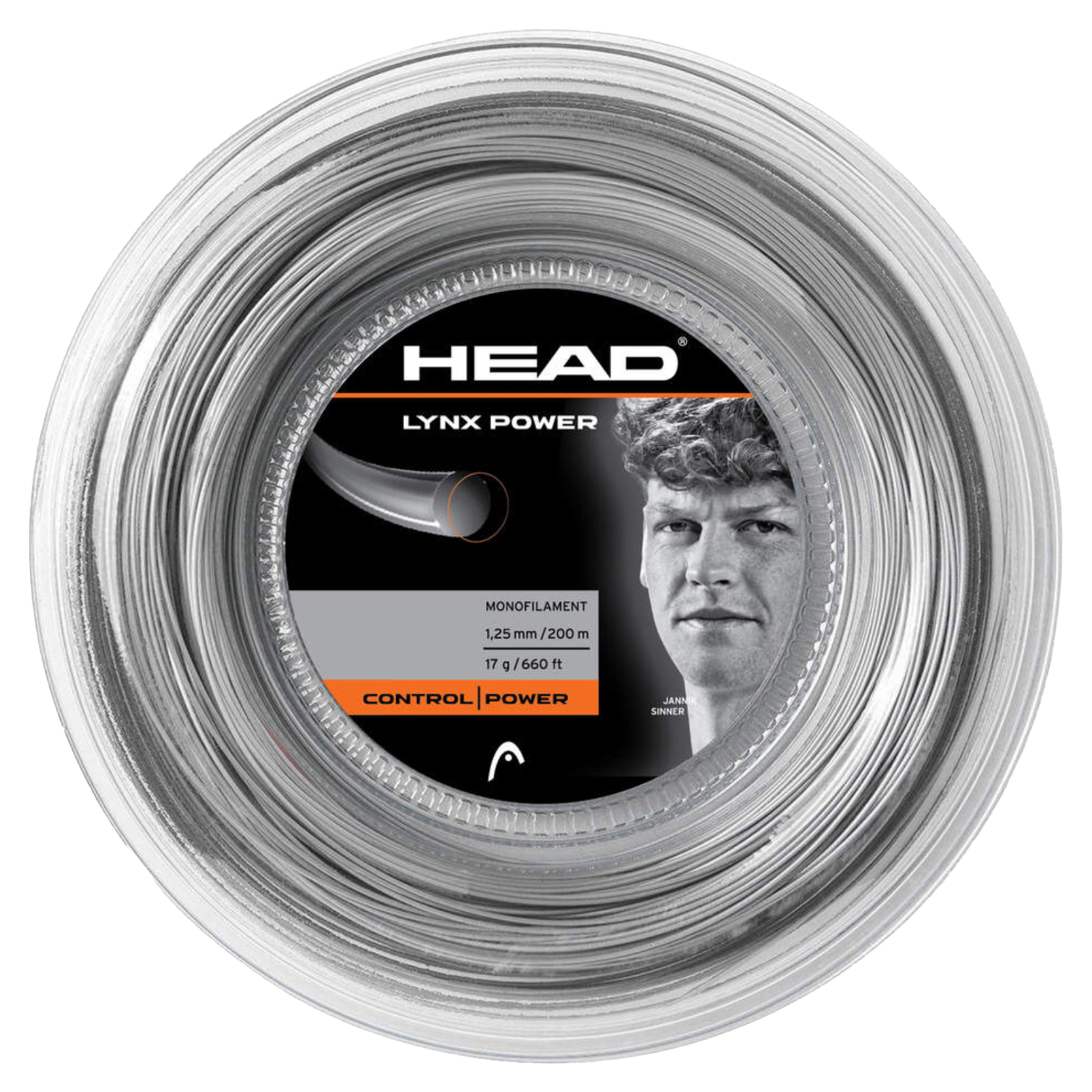 Head Lynx Power Silver 200m Reel