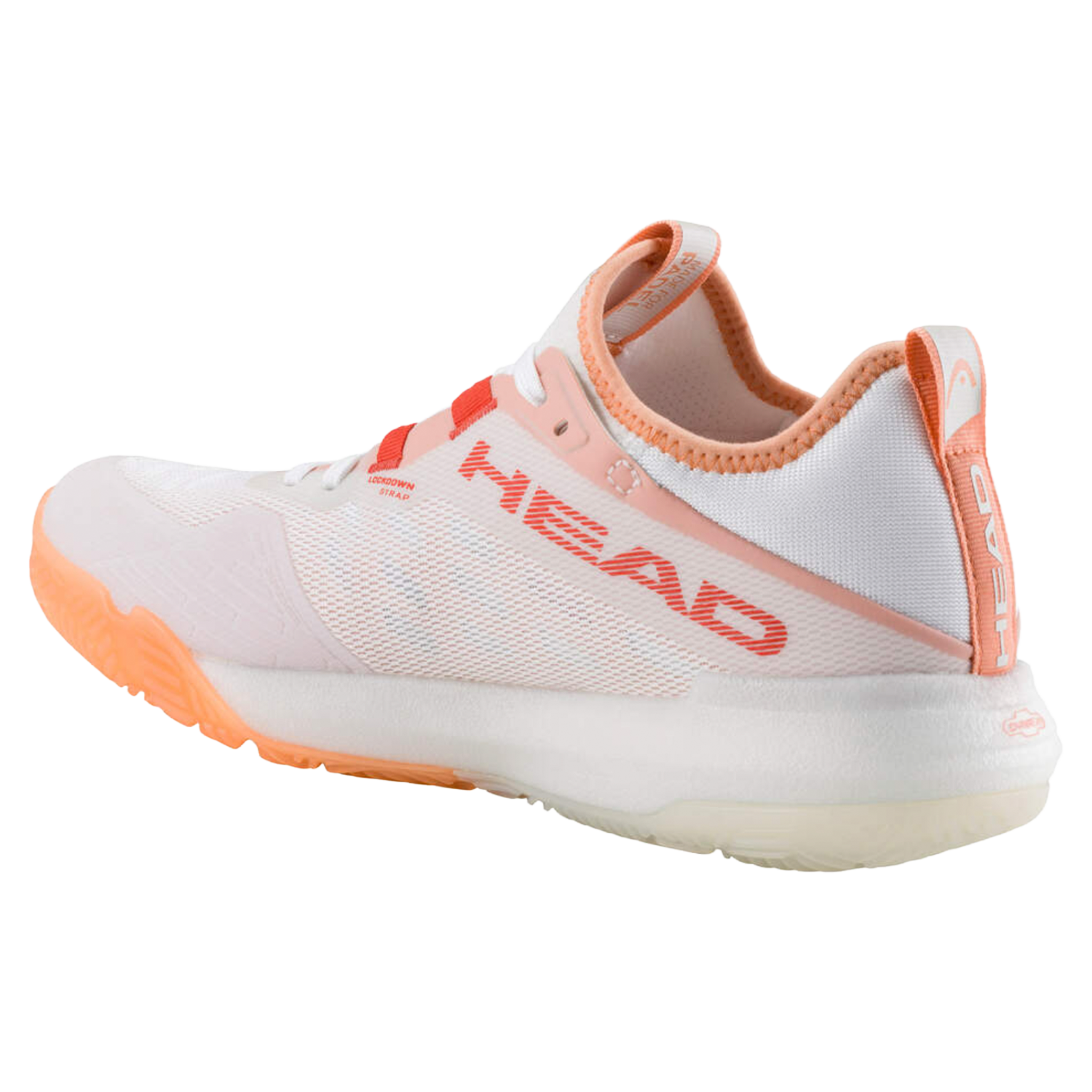 Head Motion Pro Women's Padel Shoes White/Coral