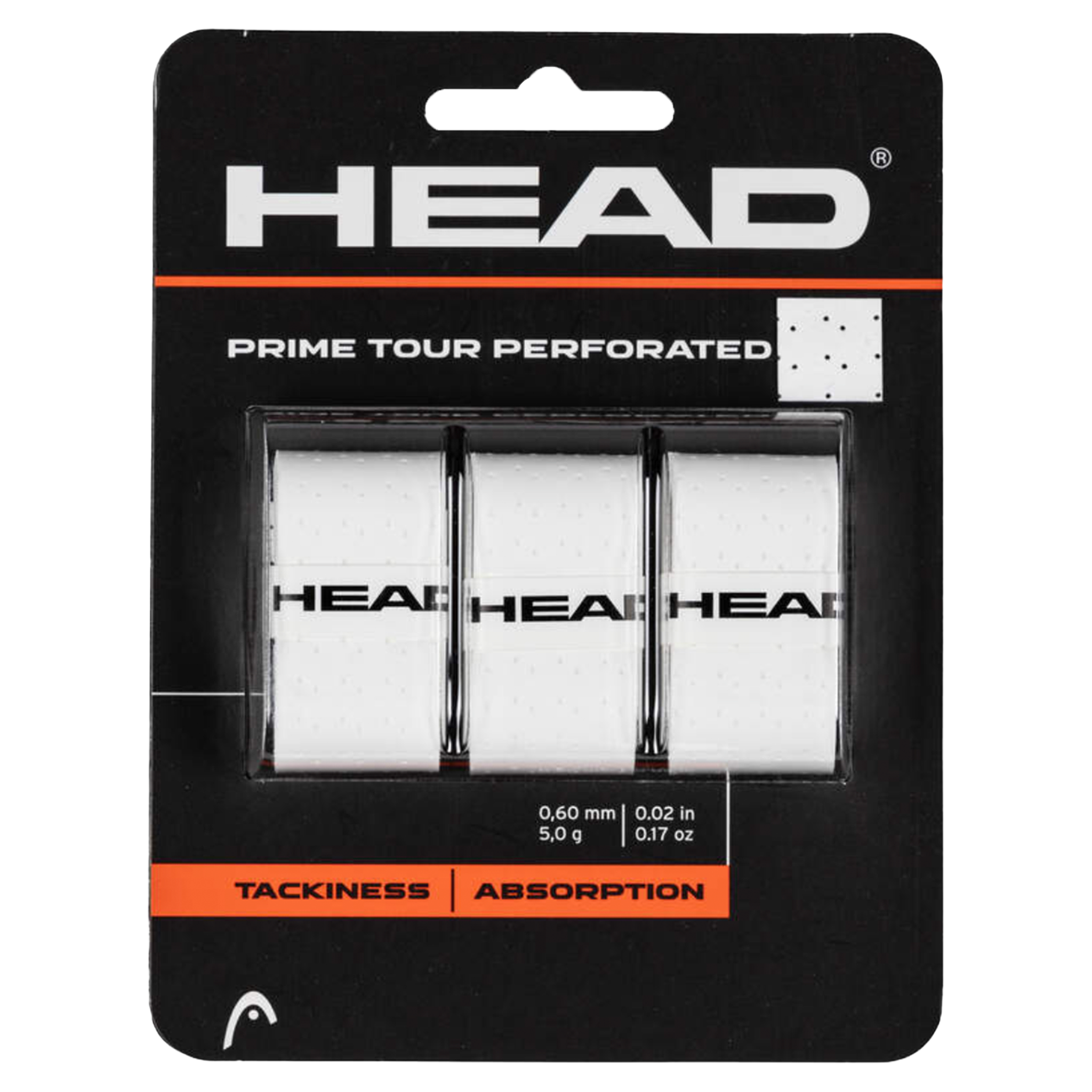 Head Prime Tour Perforated Overgrips (3 Pack)