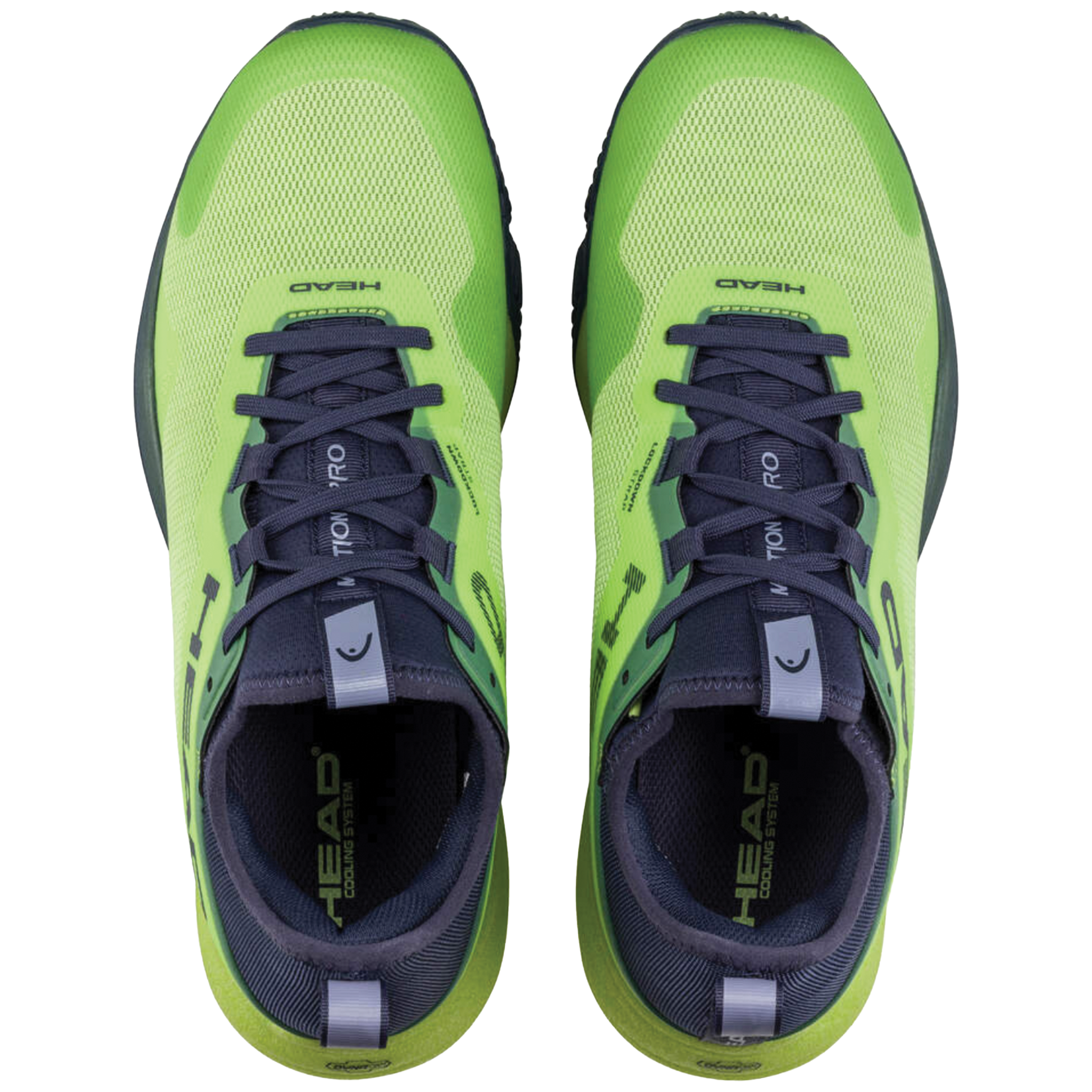 Head Motion Pro Men's Padel Shoes Lime/Navy