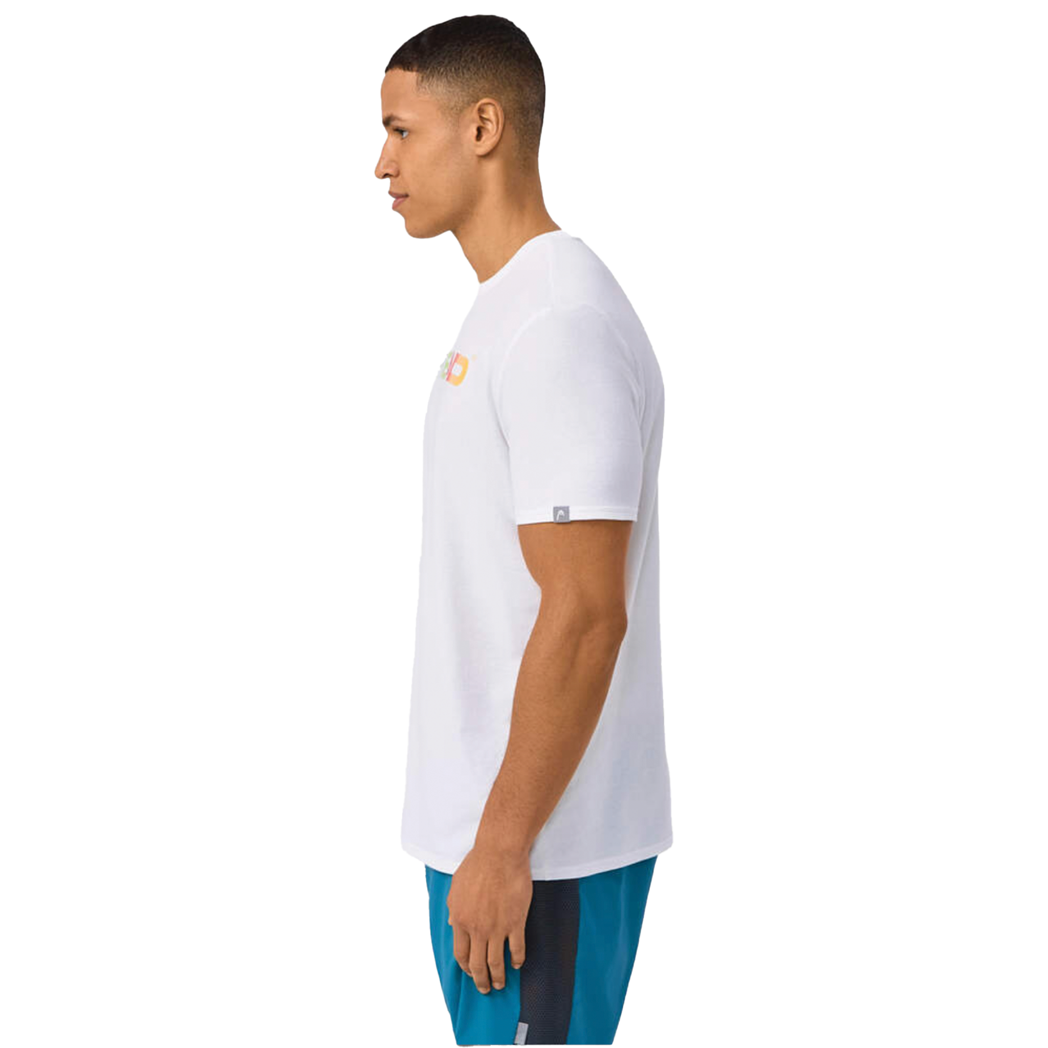 Head Rainbow T-Shirt White Men's