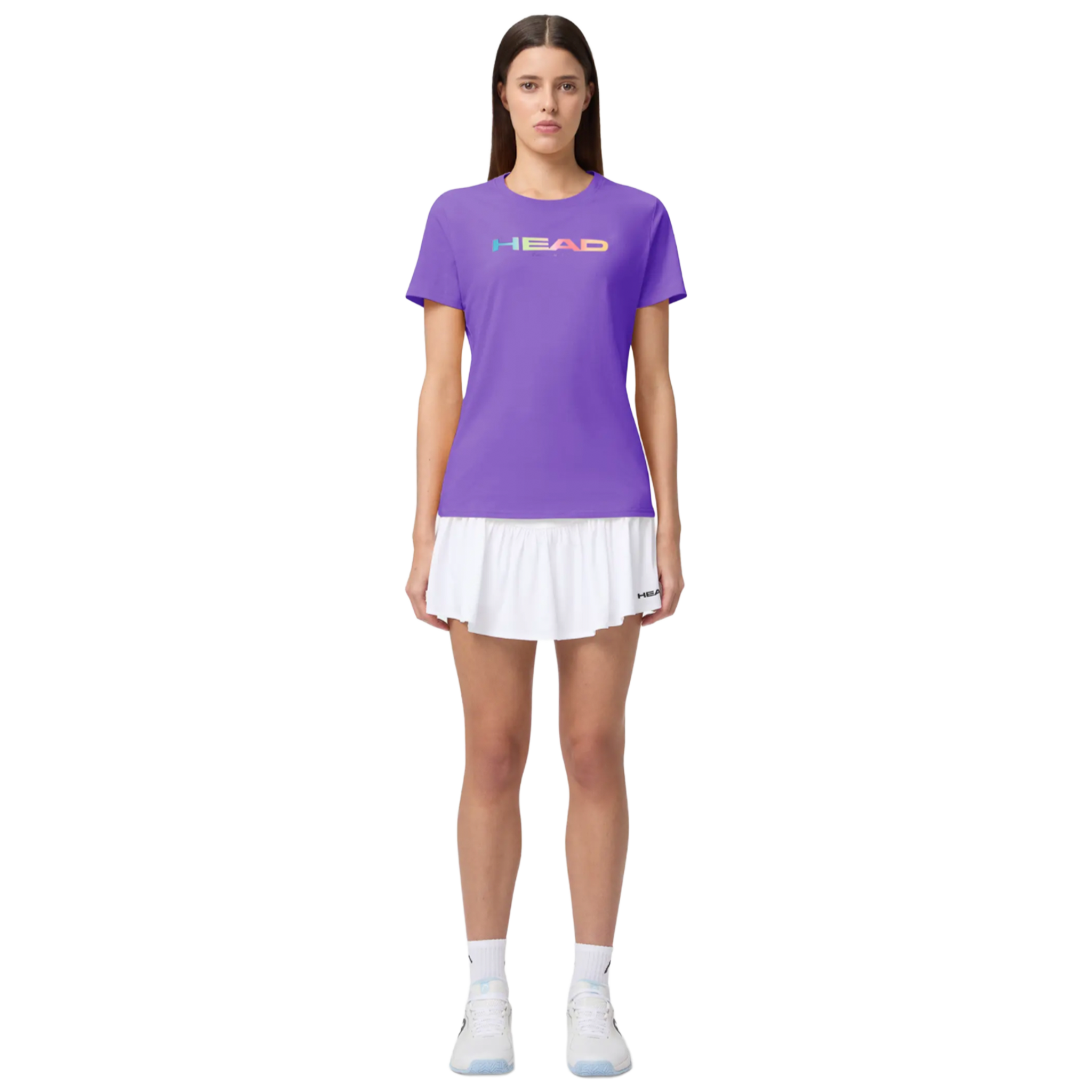 Head Rainbow T-Shirt Women's Purple