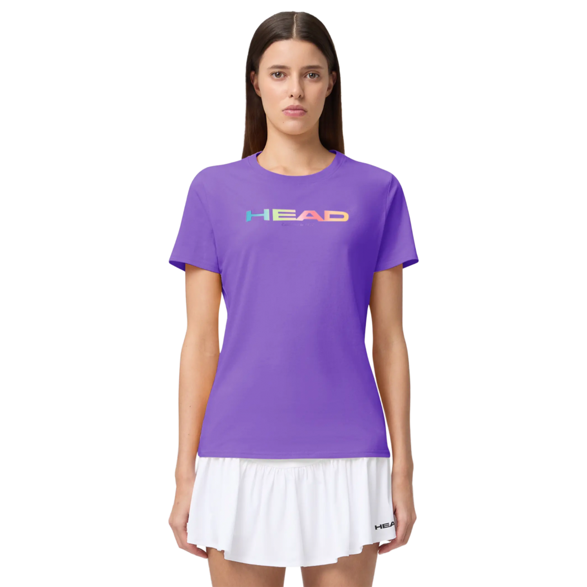 Head Rainbow T-Shirt Women's Purple
