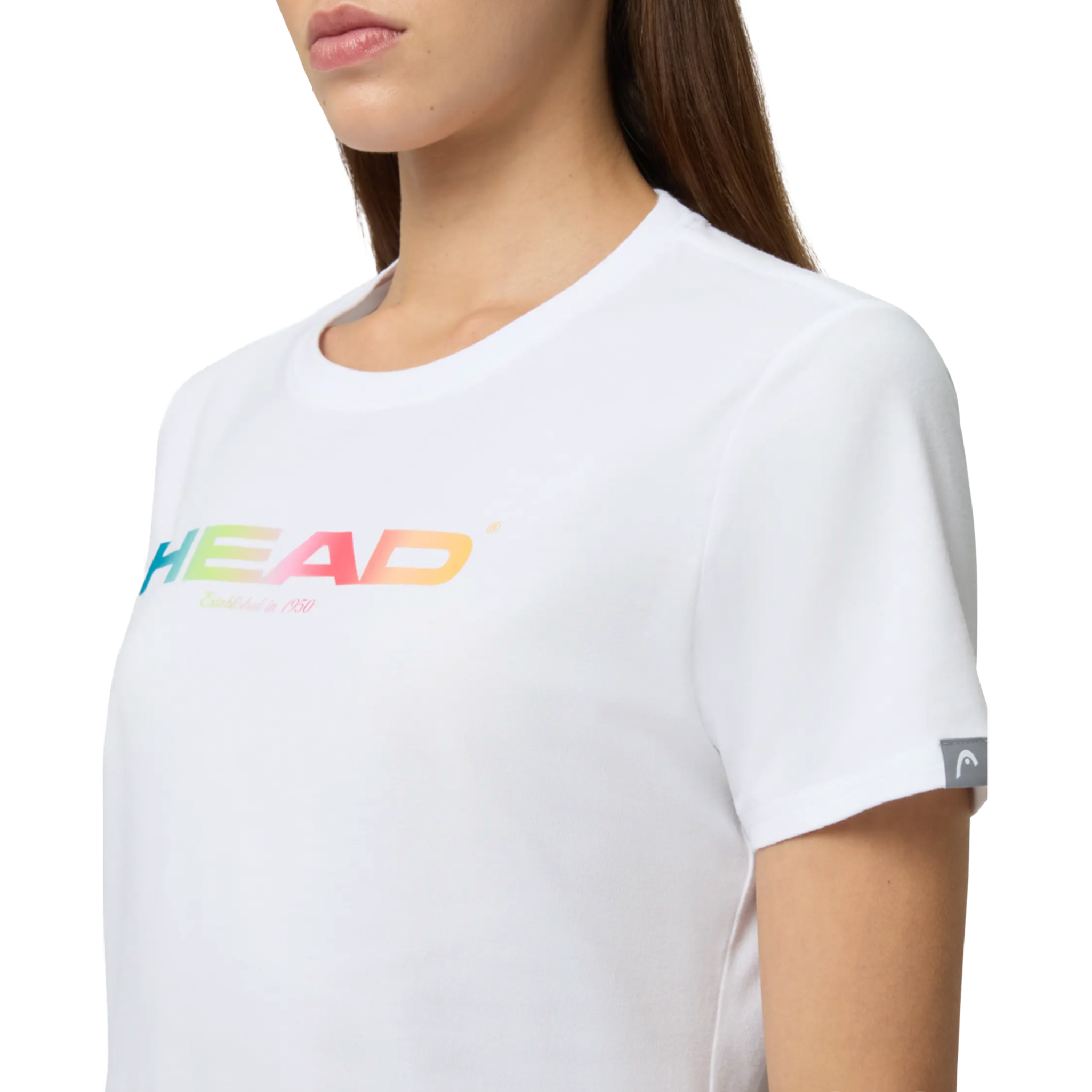 Head Rainbow T-Shirt Women's White