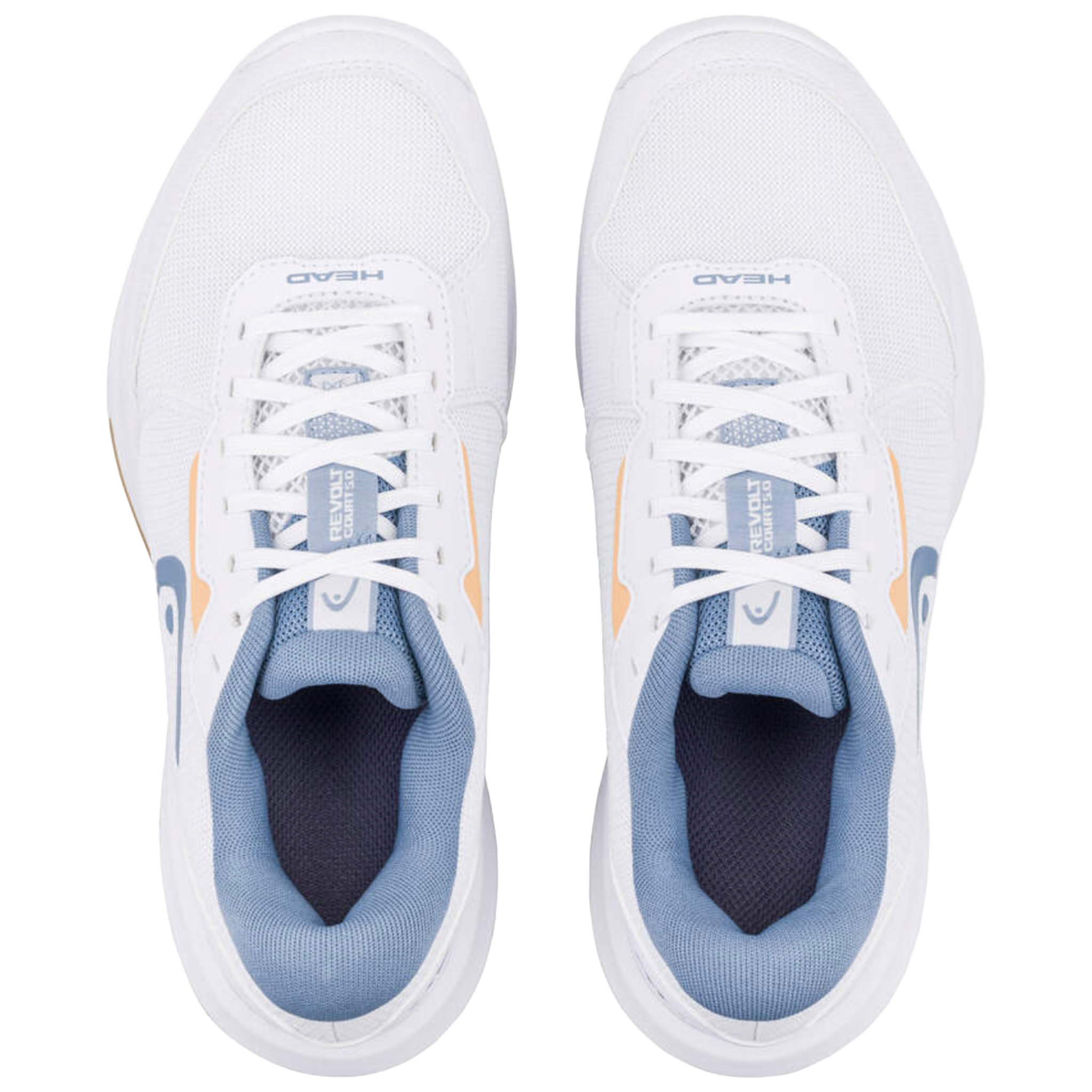 Head Revolt Court 5.0 Women's White/Denim